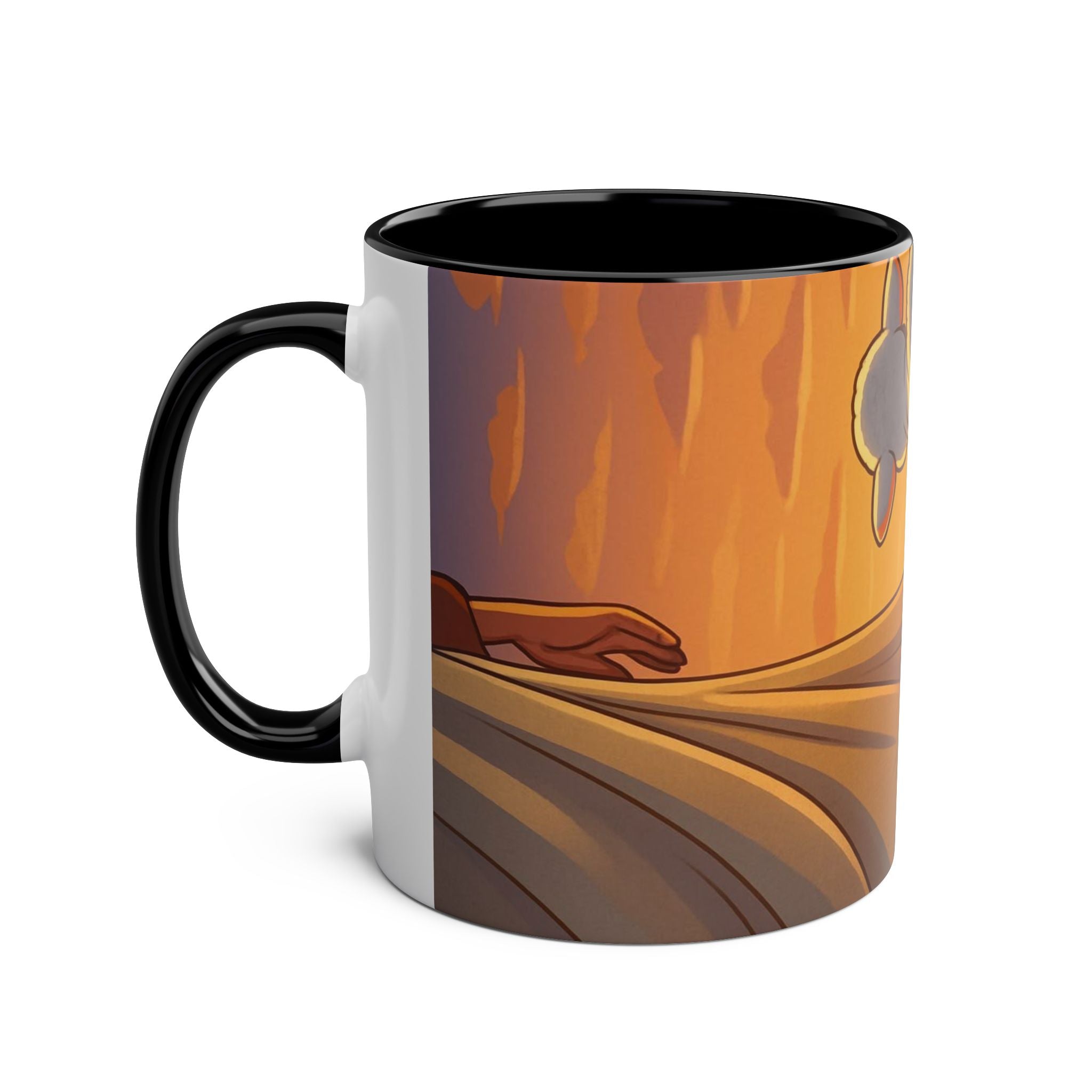 Sunset Shepherd & Sheep 11oz Two-Tone Coffee Mug