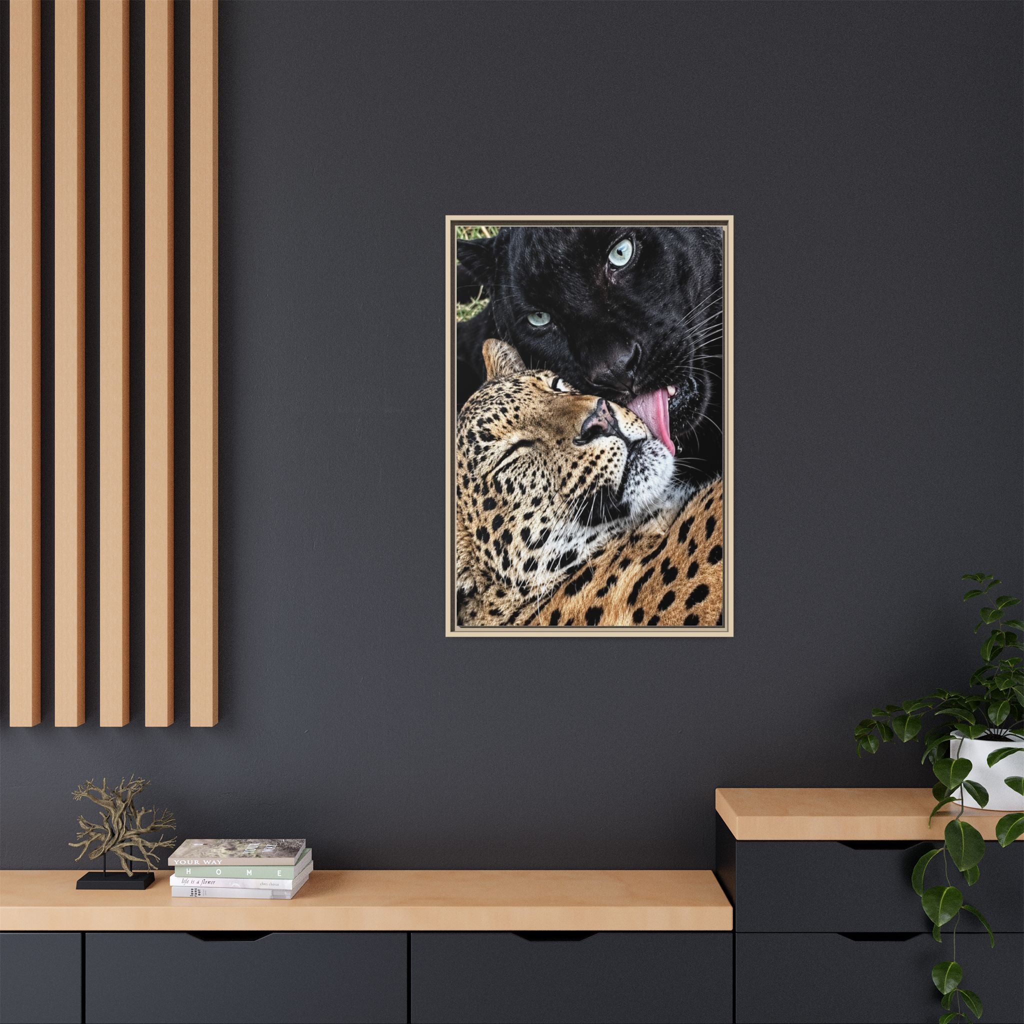 Matte Canvas, Framed (Multi-color)