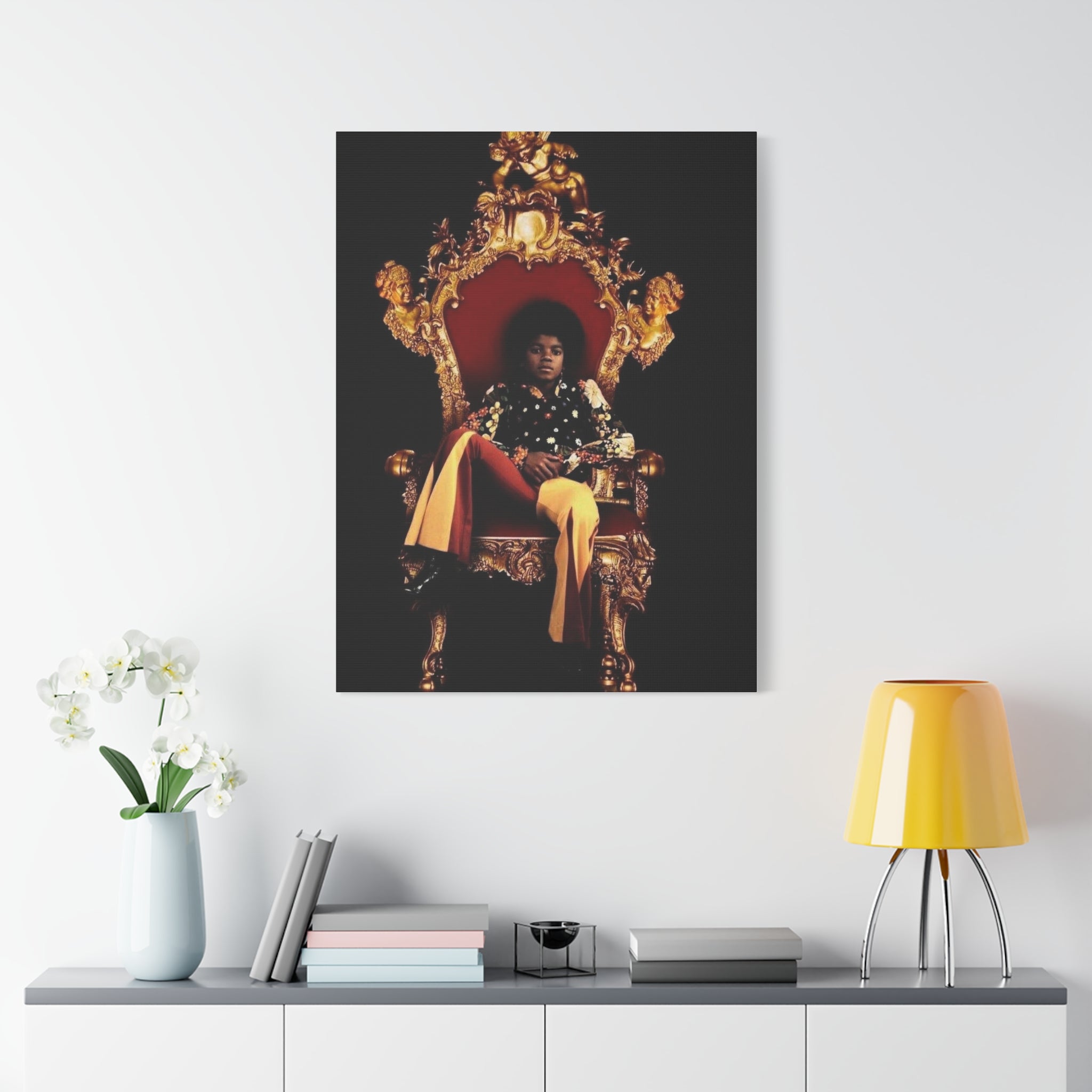 Legacy Portrait Wall Art Canvas — Gifted Pop Icon Tribute