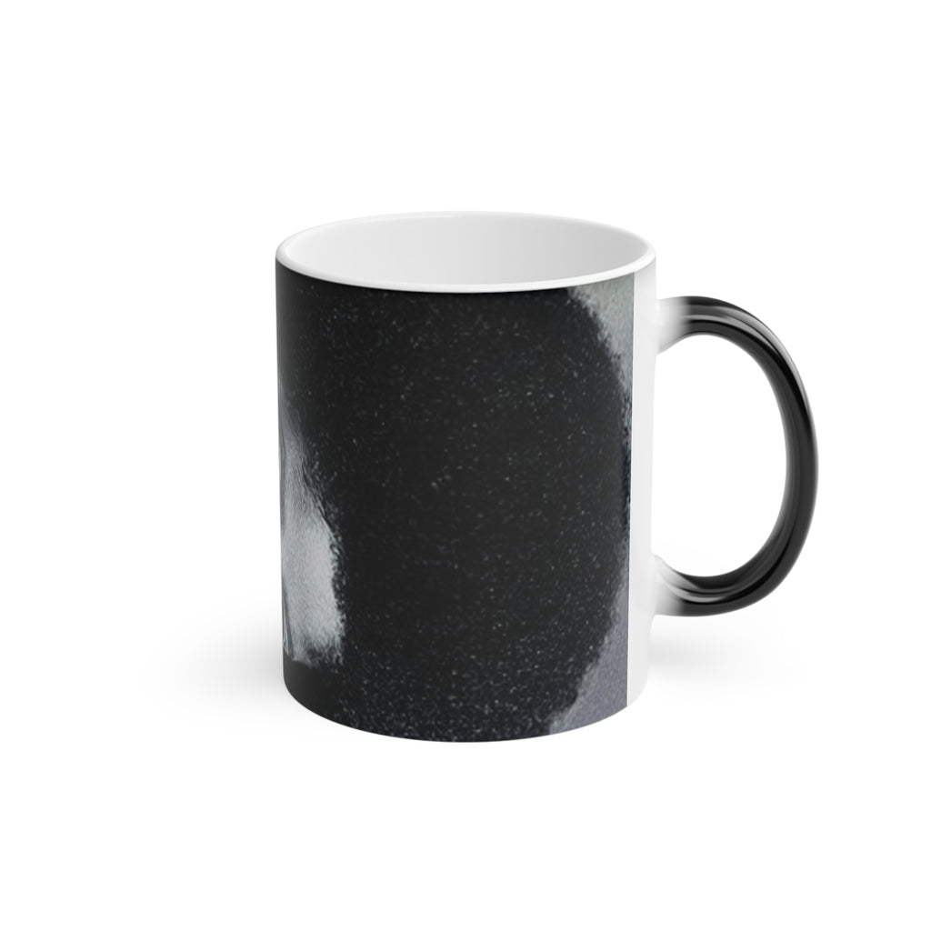 Magic Mug — Black & White Portrait Ceramic Coffee Mug