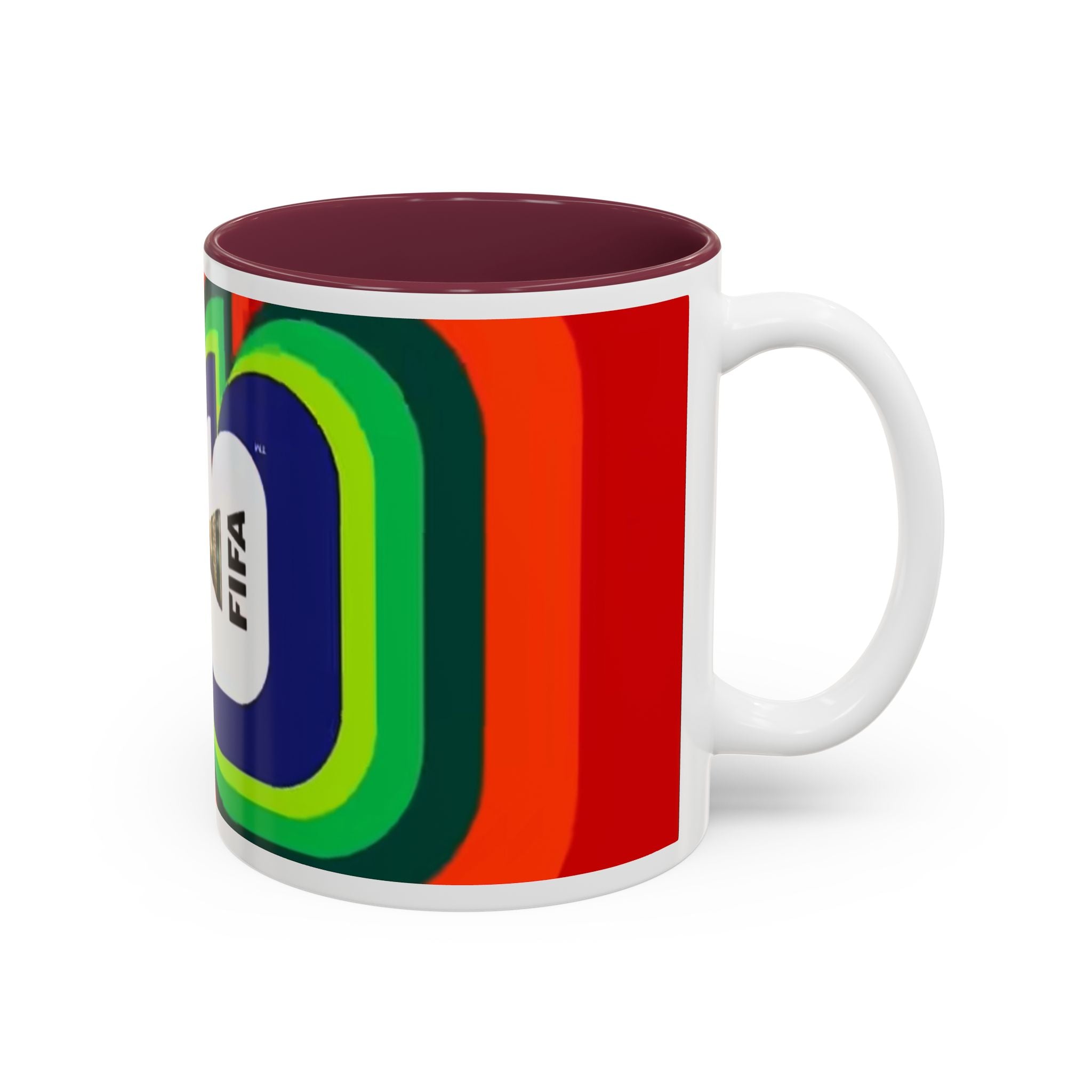 FIFA World Cup Trophy Two-Tone Accent Mug (11oz, 15oz)