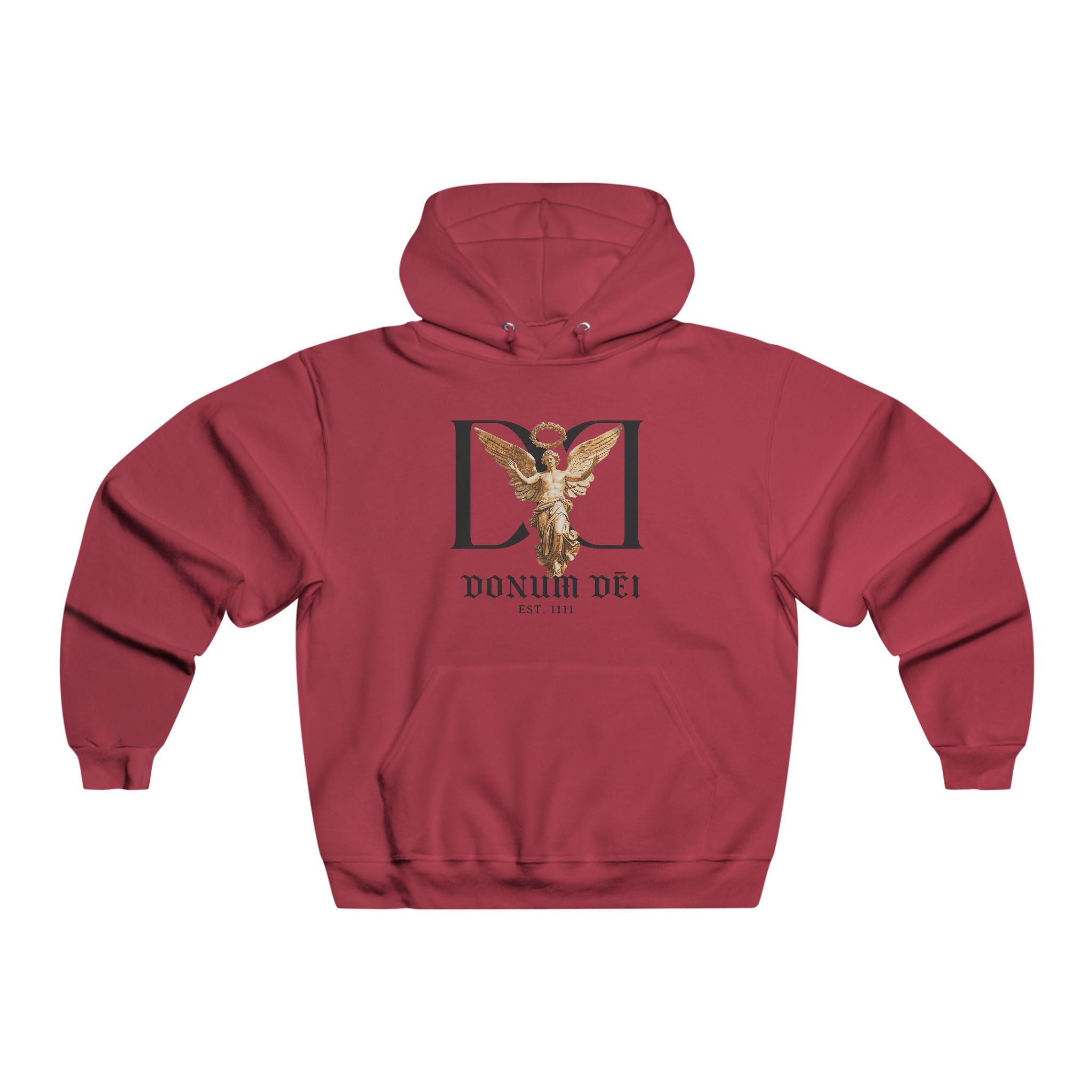 Eagle Crest Hoodie — 'Donum Dei' Vintage Roman Emblem Sweatshirt