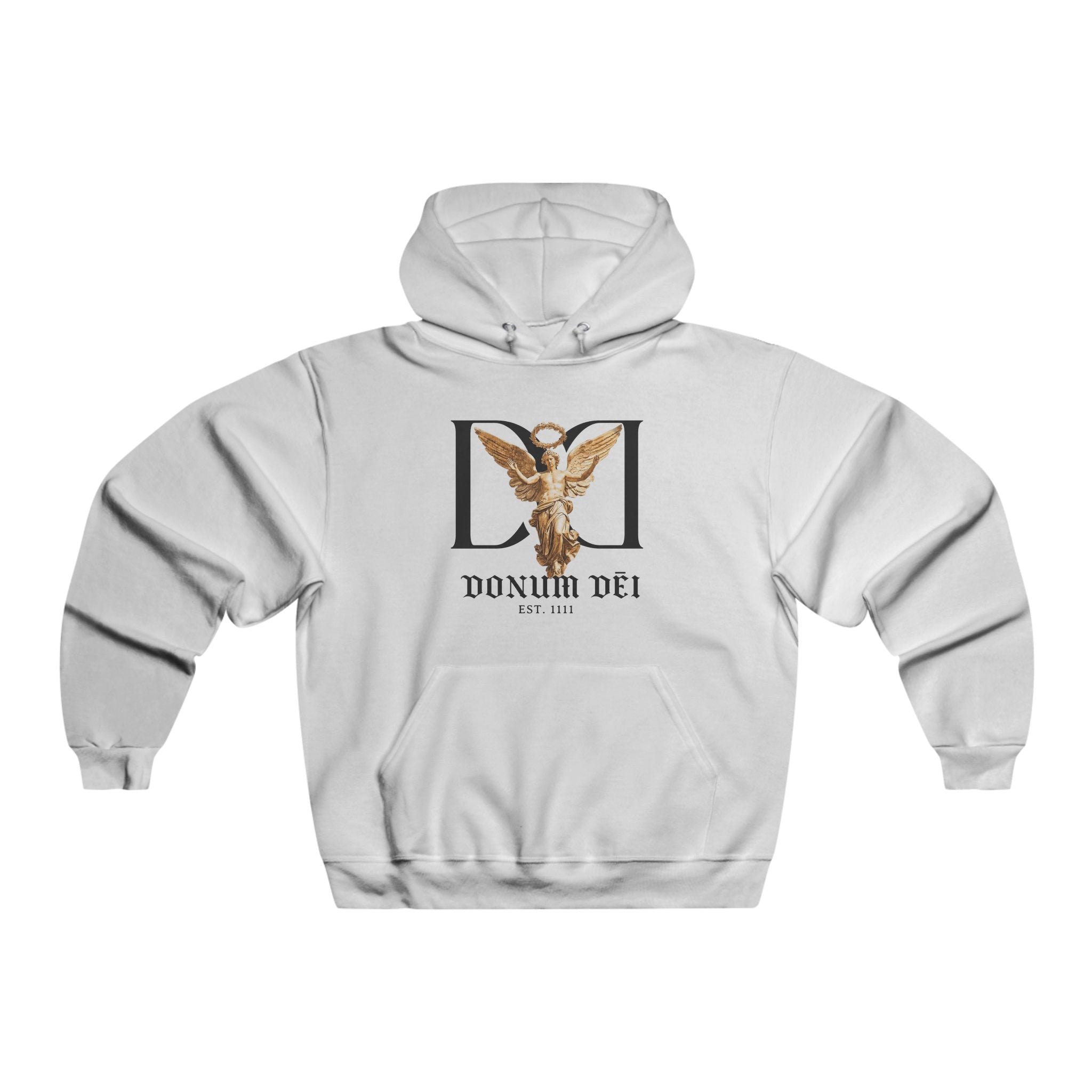 Eagle Crest Hoodie — 'Donum Dei' Vintage Roman Emblem Sweatshirt