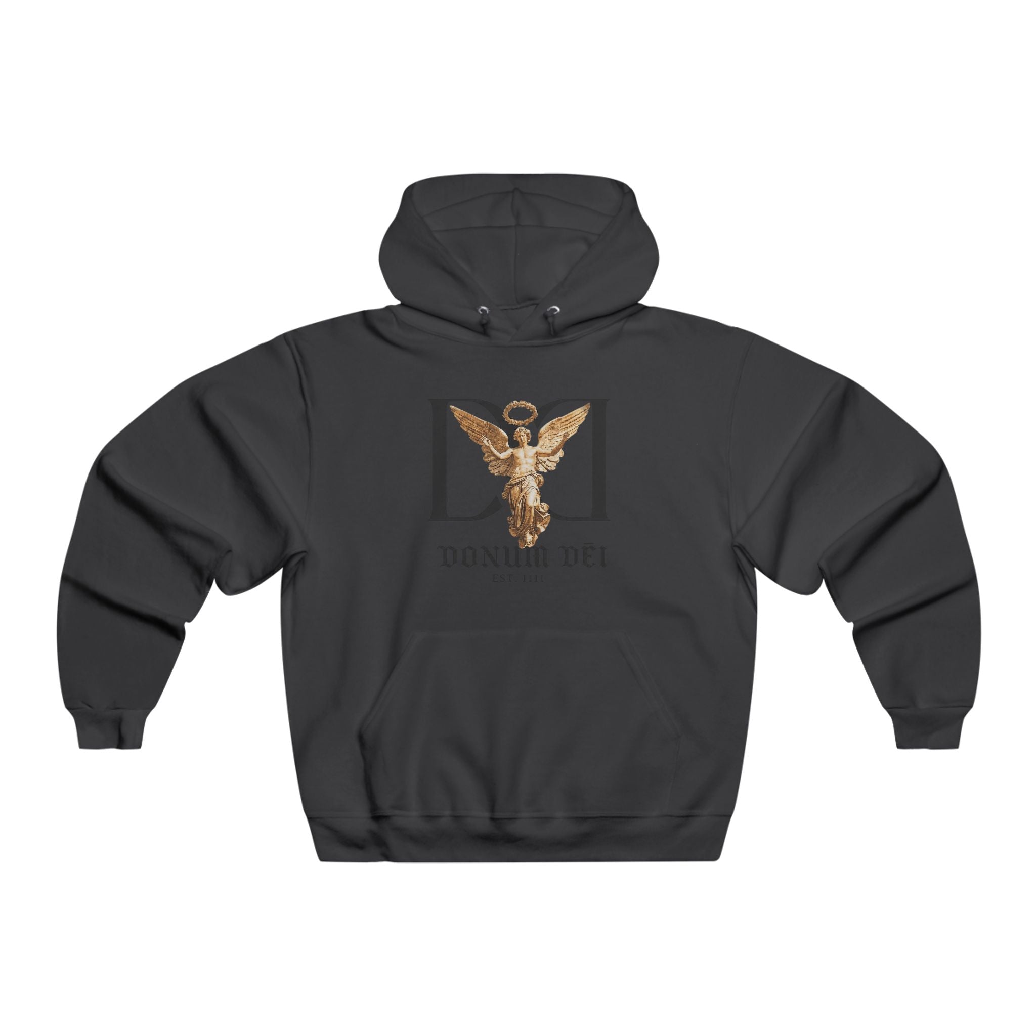 Eagle Crest Hoodie — 'Donum Dei' Vintage Roman Emblem Sweatshirt