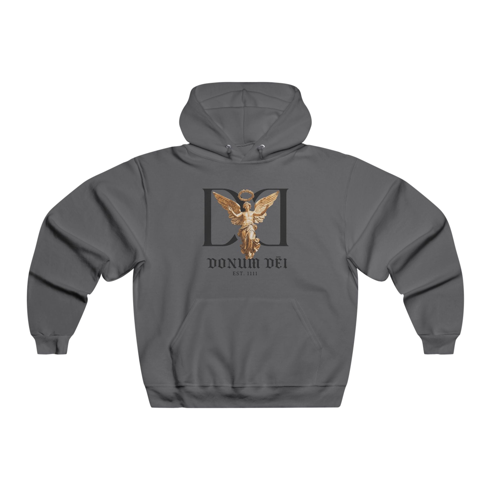 Eagle Crest Hoodie — 'Donum Dei' Vintage Roman Emblem Sweatshirt