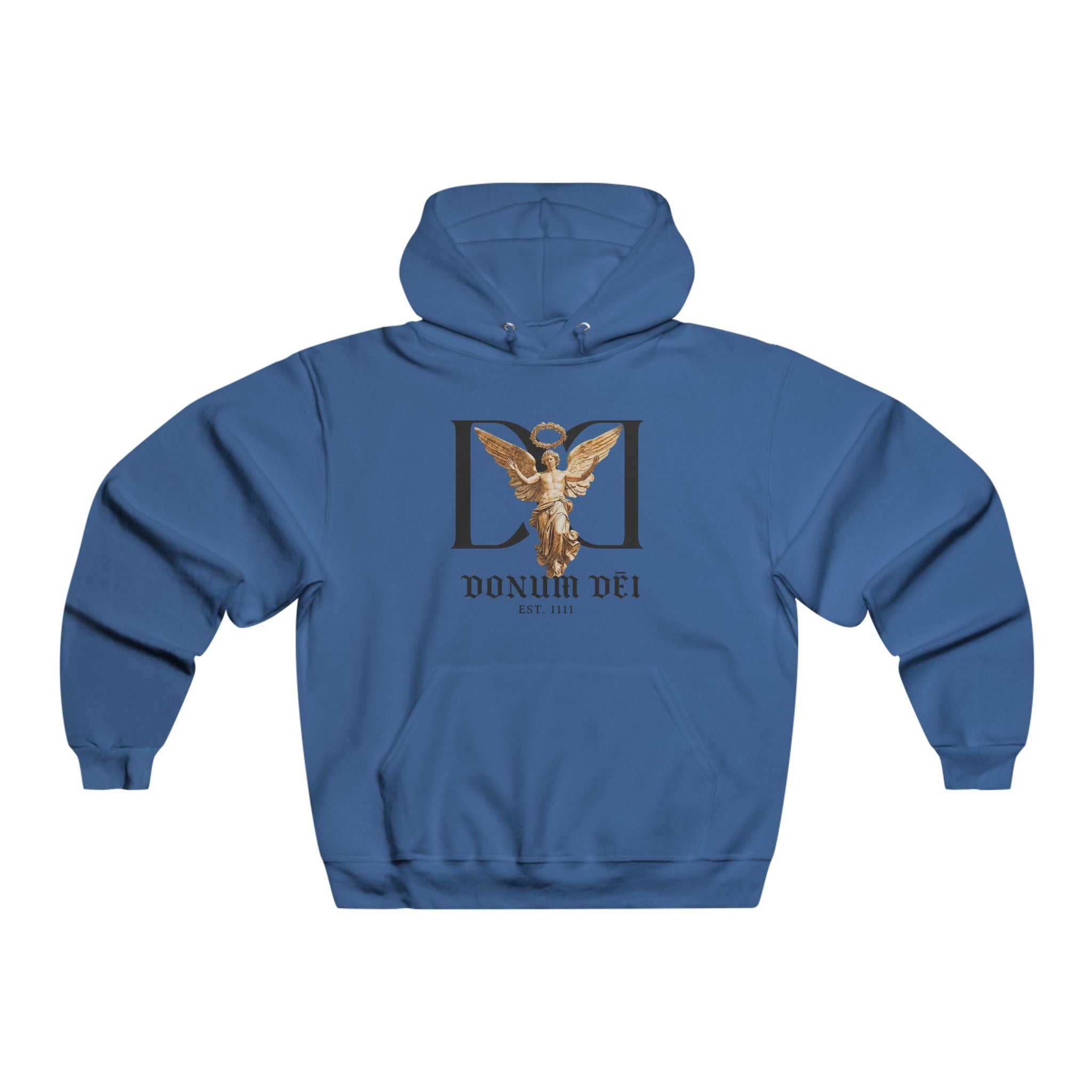 Eagle Crest Hoodie — 'Donum Dei' Vintage Roman Emblem Sweatshirt