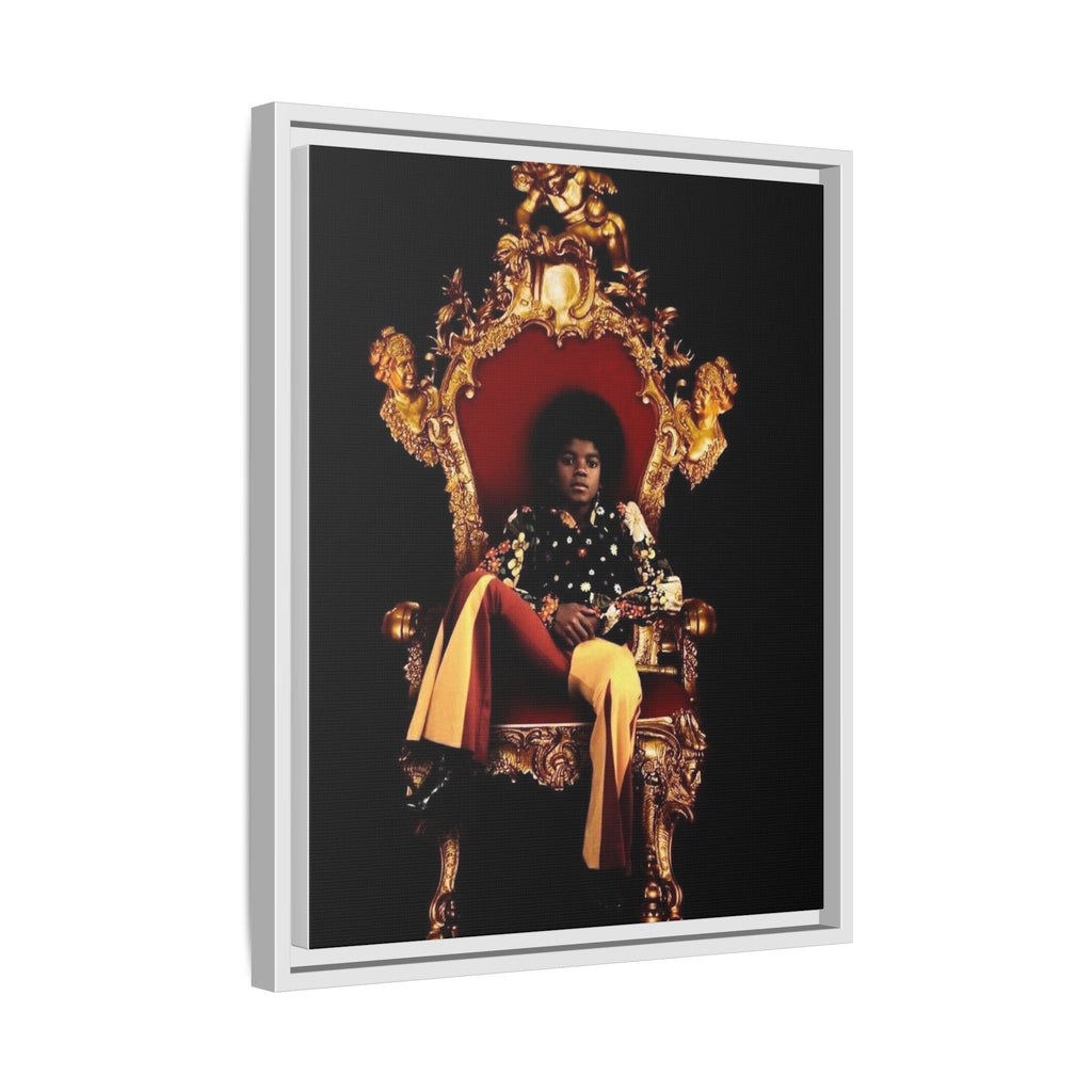 Pop Star Tribute Canvas Art — Matte Framed Wall Decor