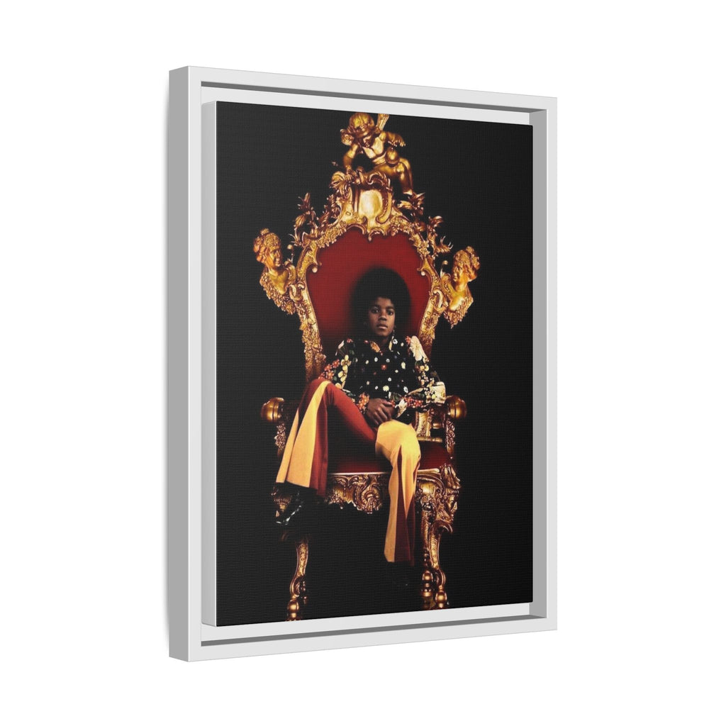 Pop Star Tribute Canvas Art — Matte Framed Wall Decor