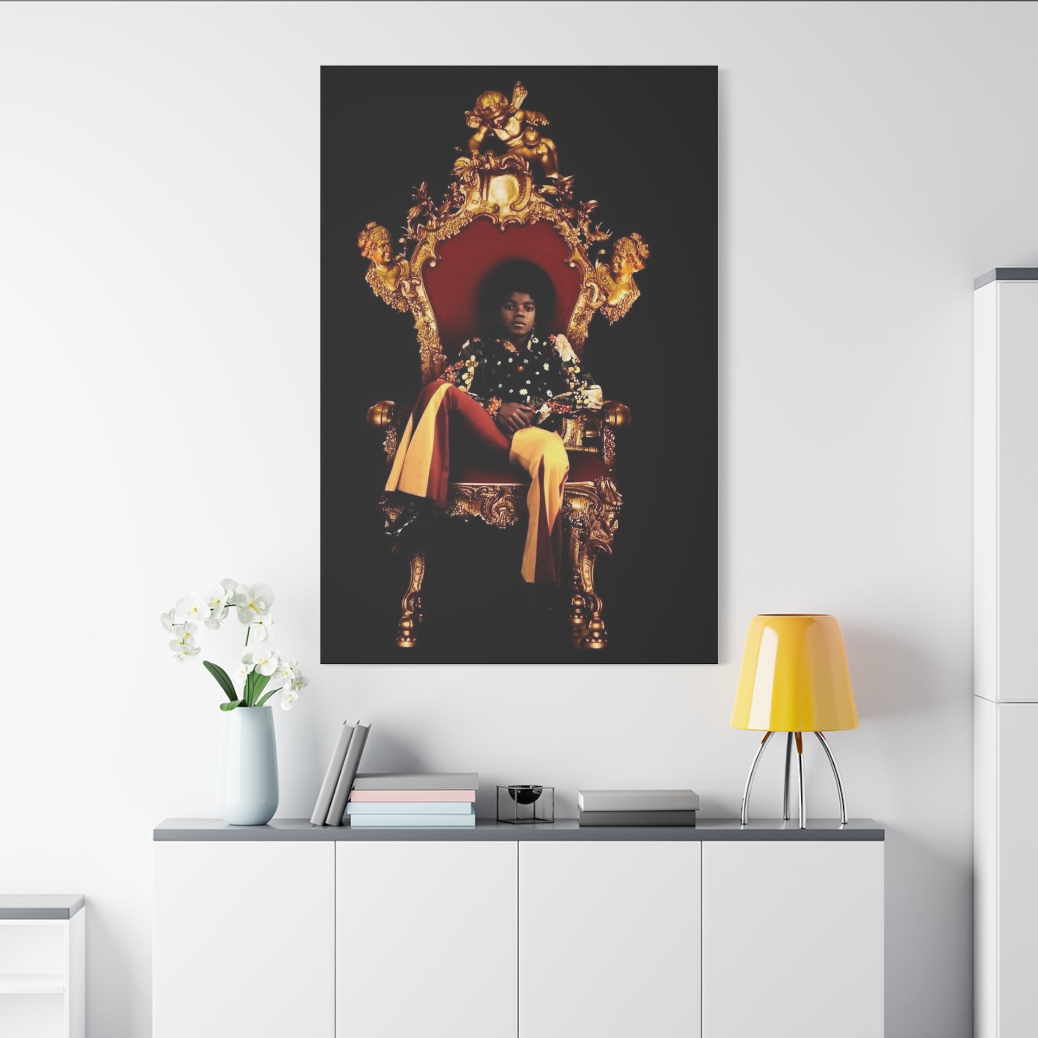 Legacy Portrait Wall Art Canvas — Gifted Pop Icon Tribute