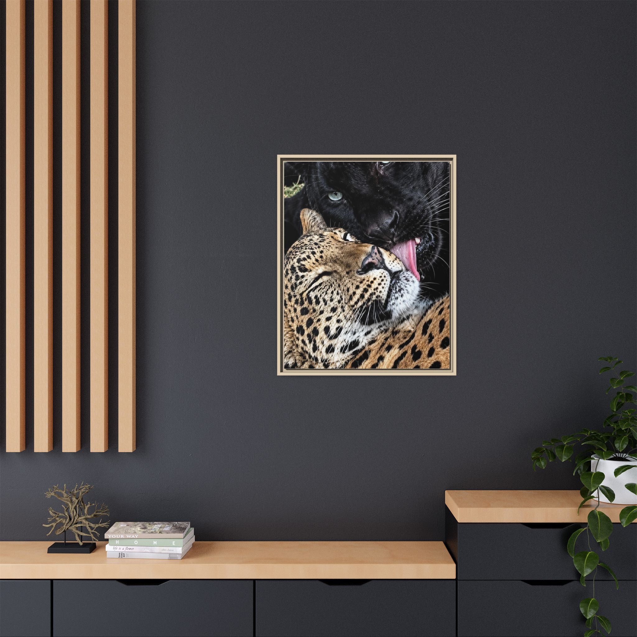 Matte Canvas, Framed (Multi-color)