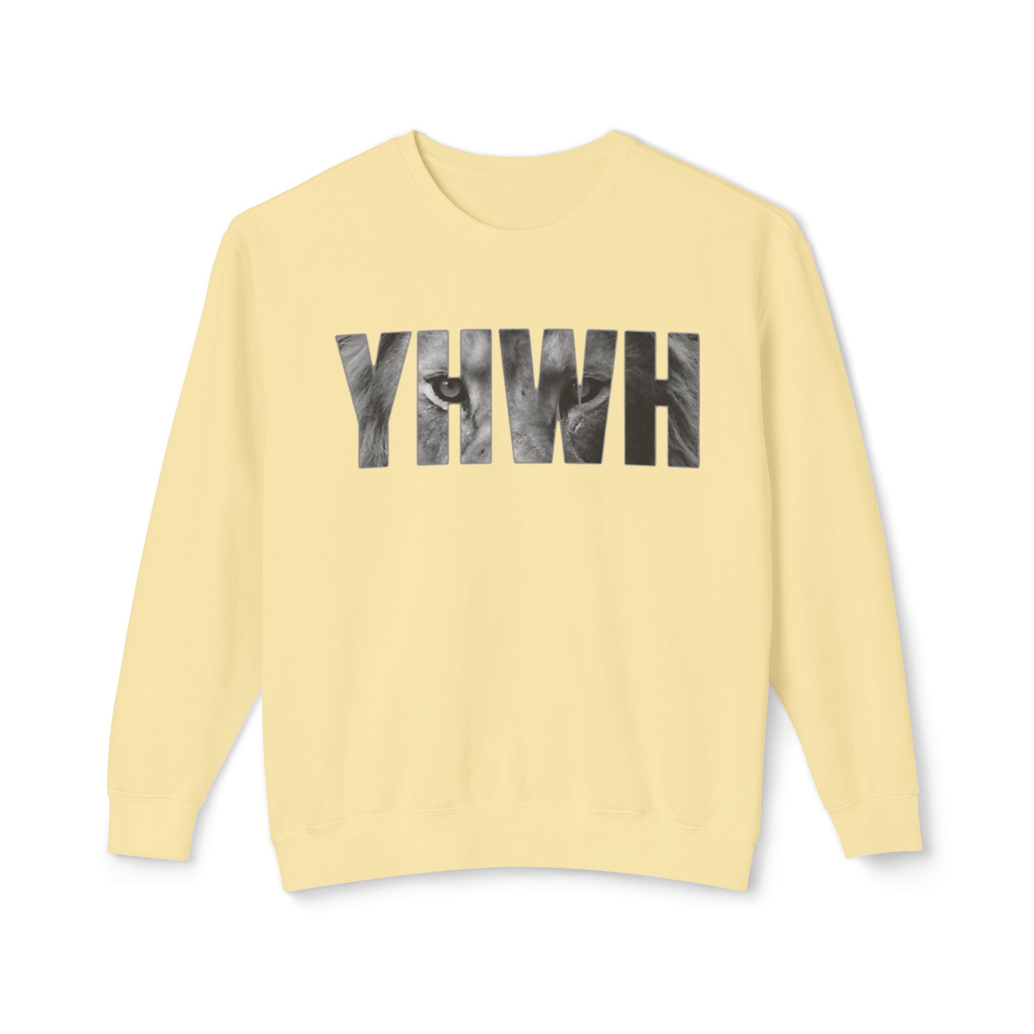 YHWH Crewneck Sweatshirt — Religious Faith Christian Prayer Pullover