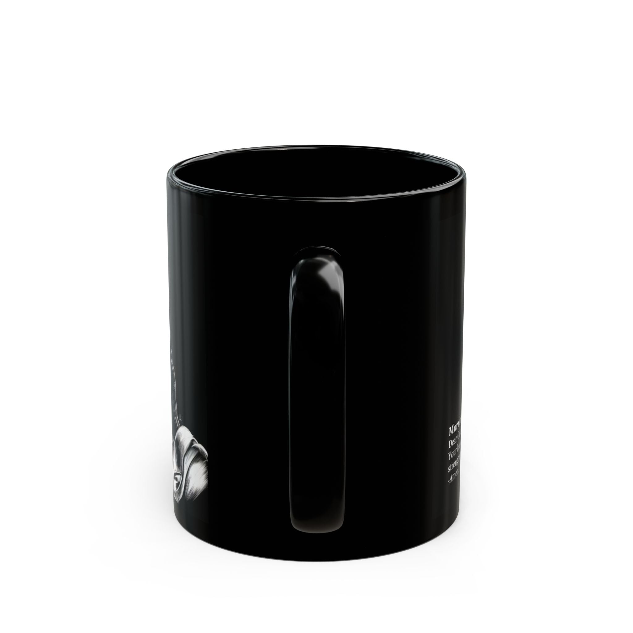 Seek God First Black Mug — Matthew 6:33 Prayer Design (11oz & 15oz)
