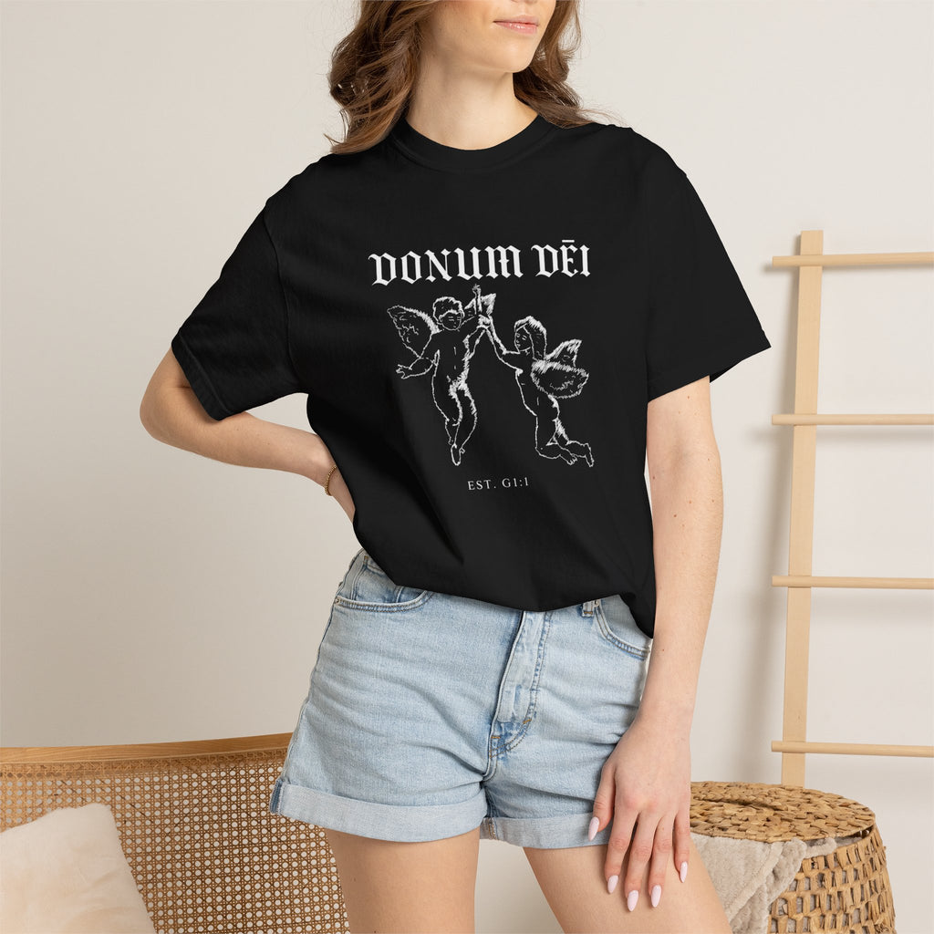 Donum Dei Summer T-Shirt — Religious Latin Faith Tee