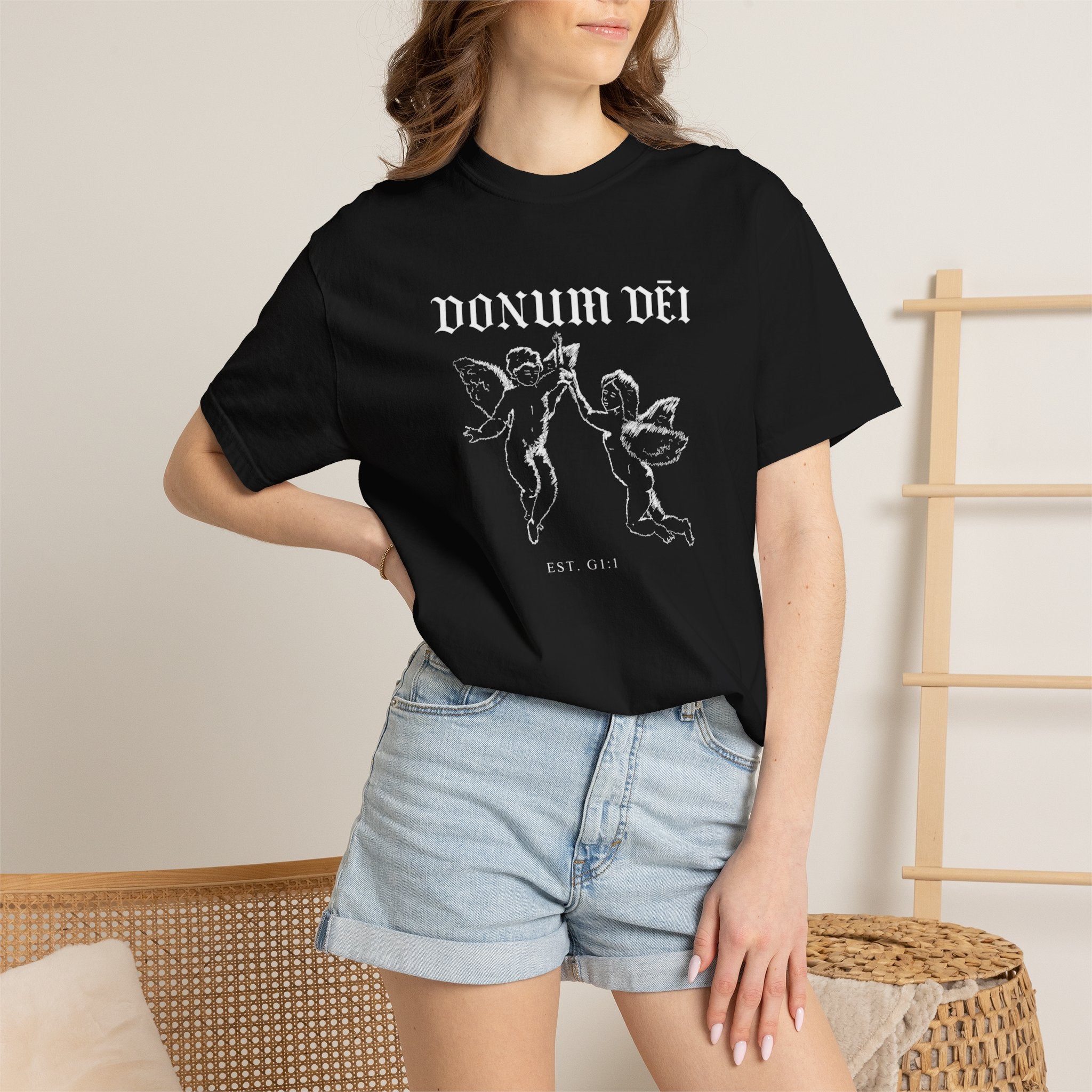 Donum Dei Summer T-Shirt — Religious Latin Faith Tee