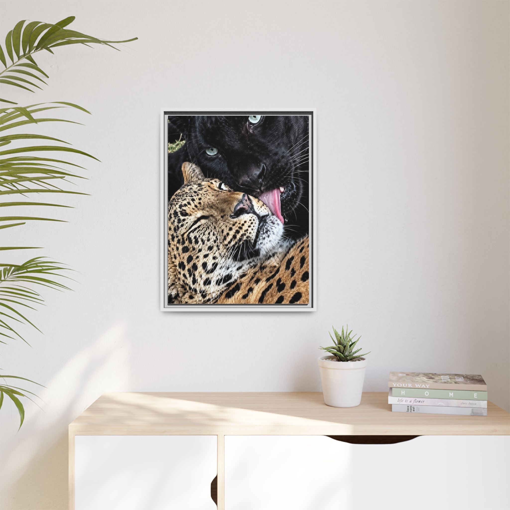 Matte Canvas, Framed (Multi-color)
