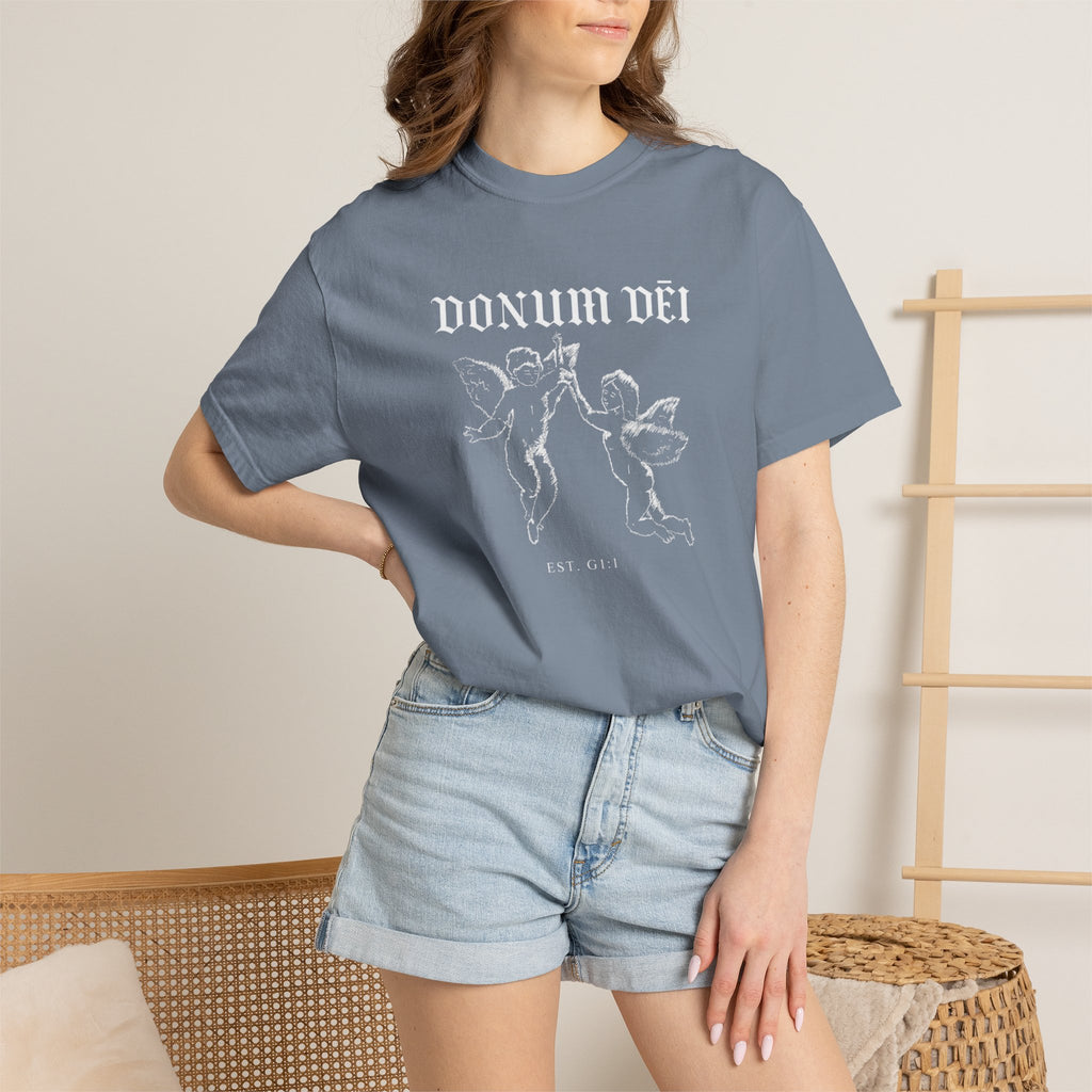 Donum Dei Summer T-Shirt — Religious Latin Faith Tee
