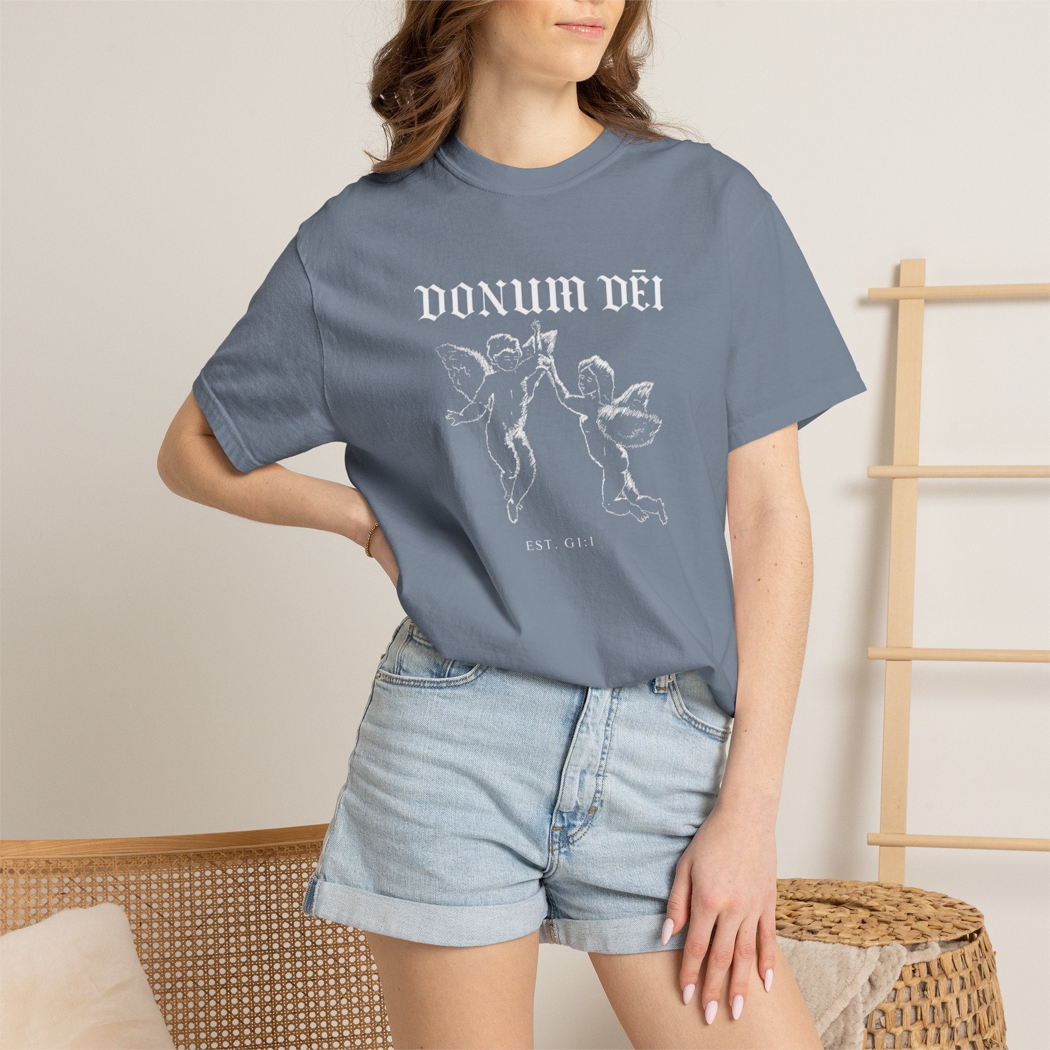 Donum Dei Summer T-Shirt — Religious Latin Faith Tee