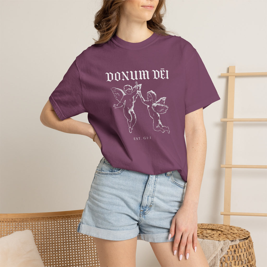 Donum Dei Summer T-Shirt — Religious Latin Faith Tee