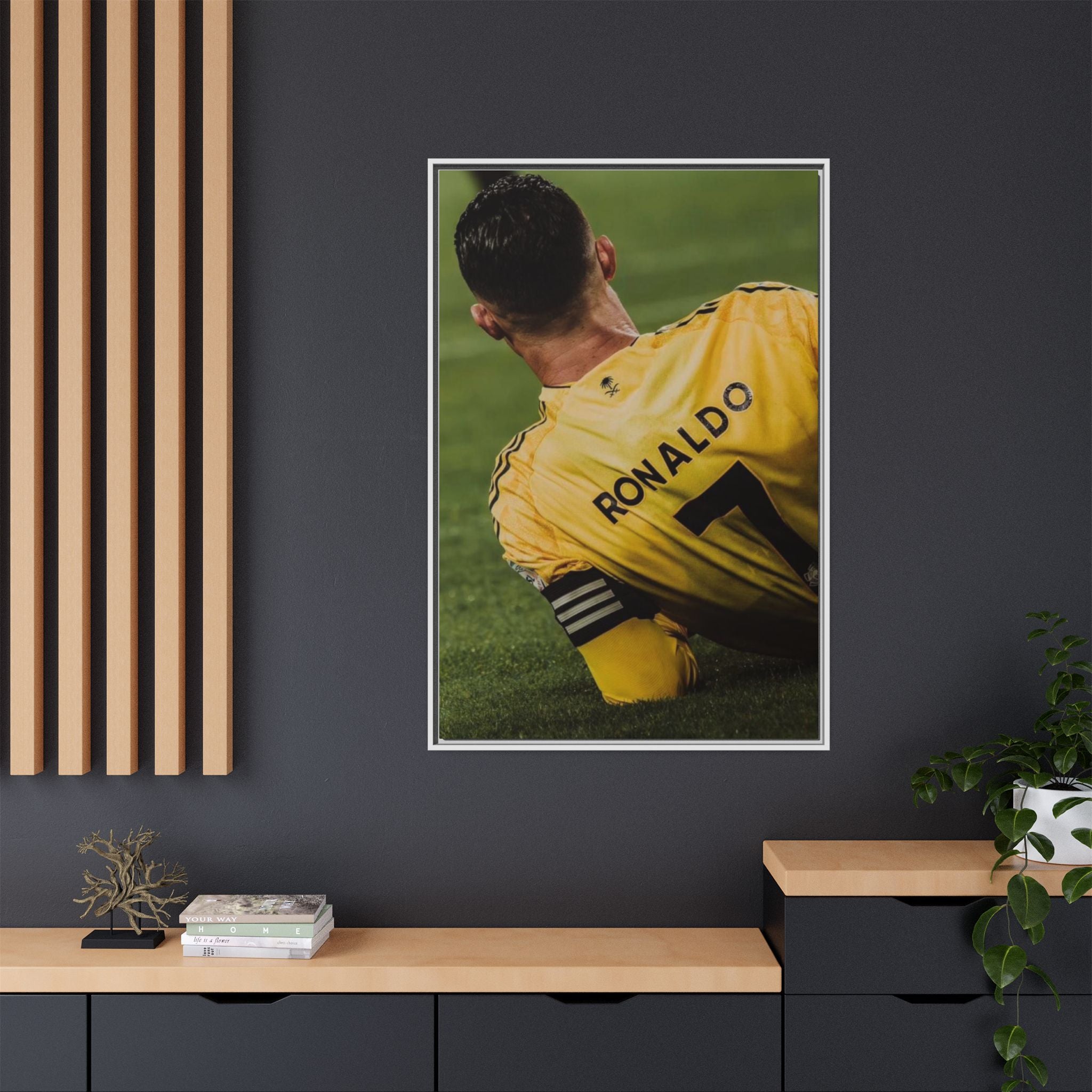 Framed Matte Canvas Poster – DONUM DEI™ | Legacy Greatest No. 7 — Eternal Great ICON