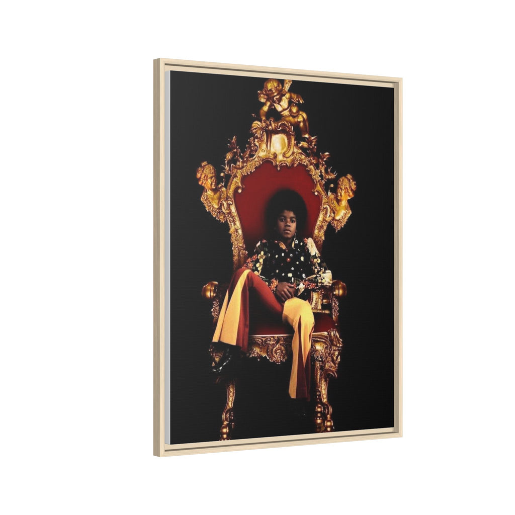 Pop Star Tribute Canvas Art — Matte Framed Wall Decor