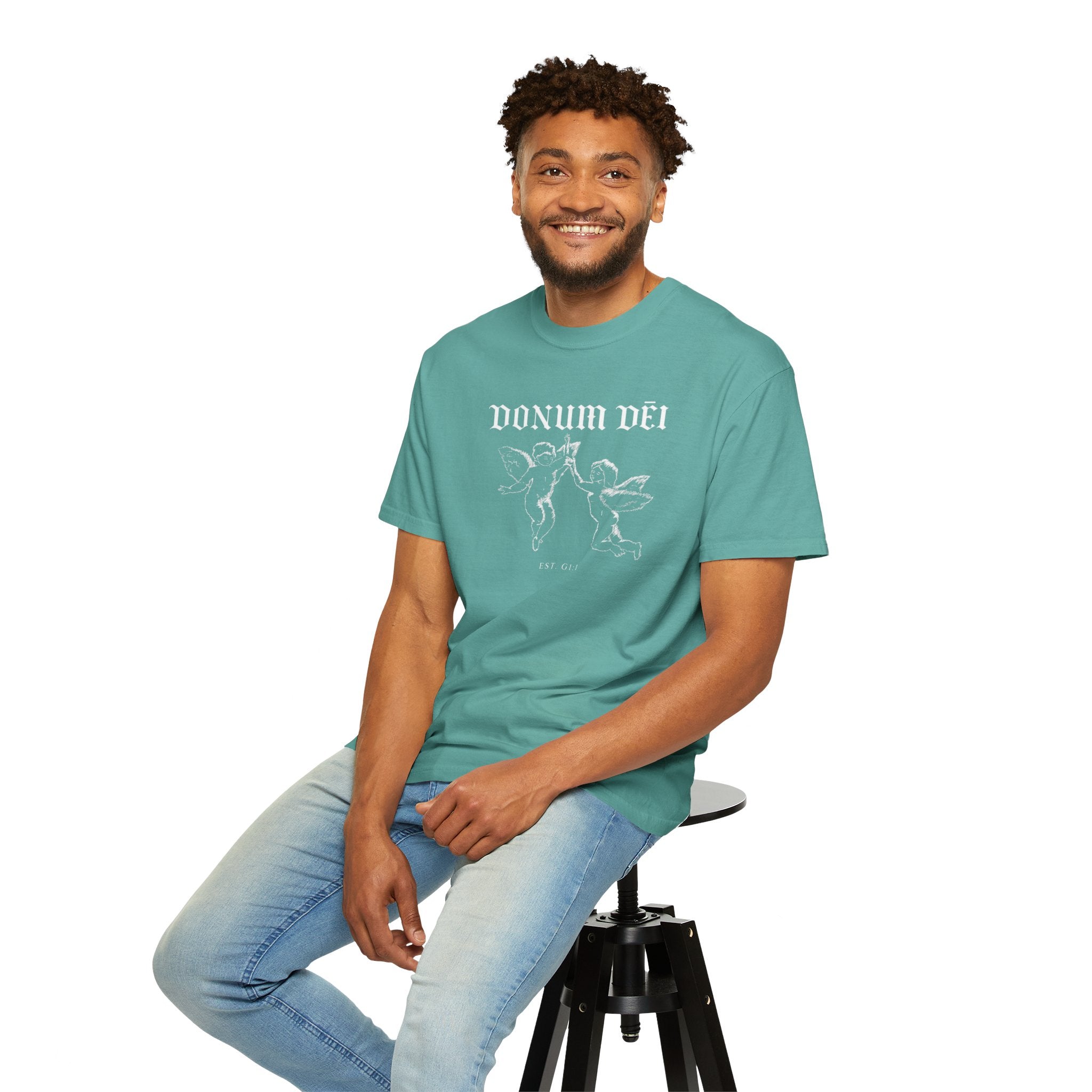 Donum Dei Summer T-Shirt — Religious Latin Faith Tee