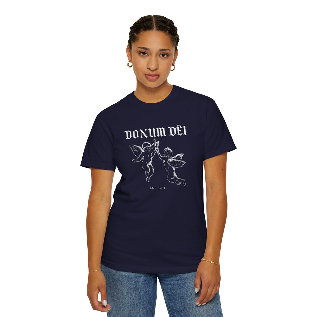 Donum Dei Summer T-Shirt — Religious Latin Faith Tee