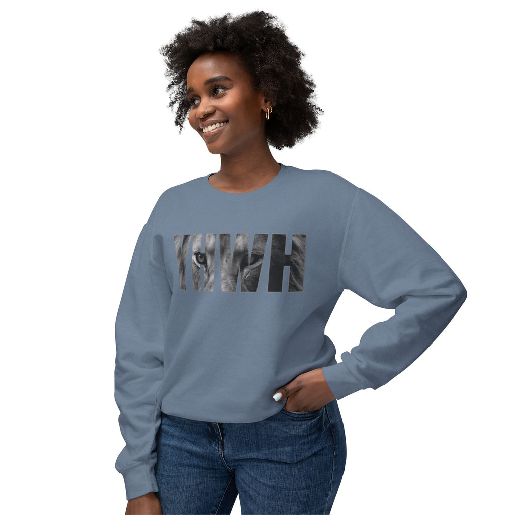 YHWH Crewneck Sweatshirt — Religious Faith Christian Prayer Pullover