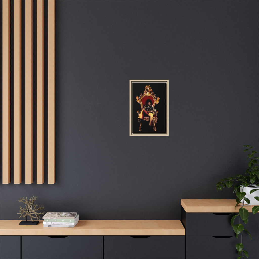 Pop Star Tribute Canvas Art — Matte Framed Wall Decor
