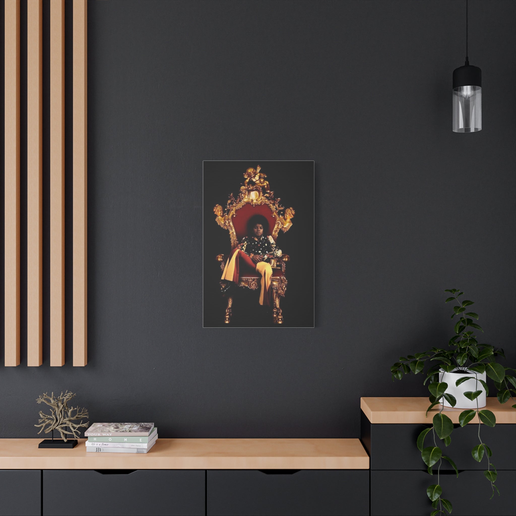 Legacy Portrait Wall Art Canvas — Gifted Pop Icon Tribute