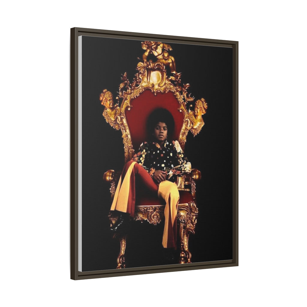 Pop Star Tribute Canvas Art — Matte Framed Wall Decor