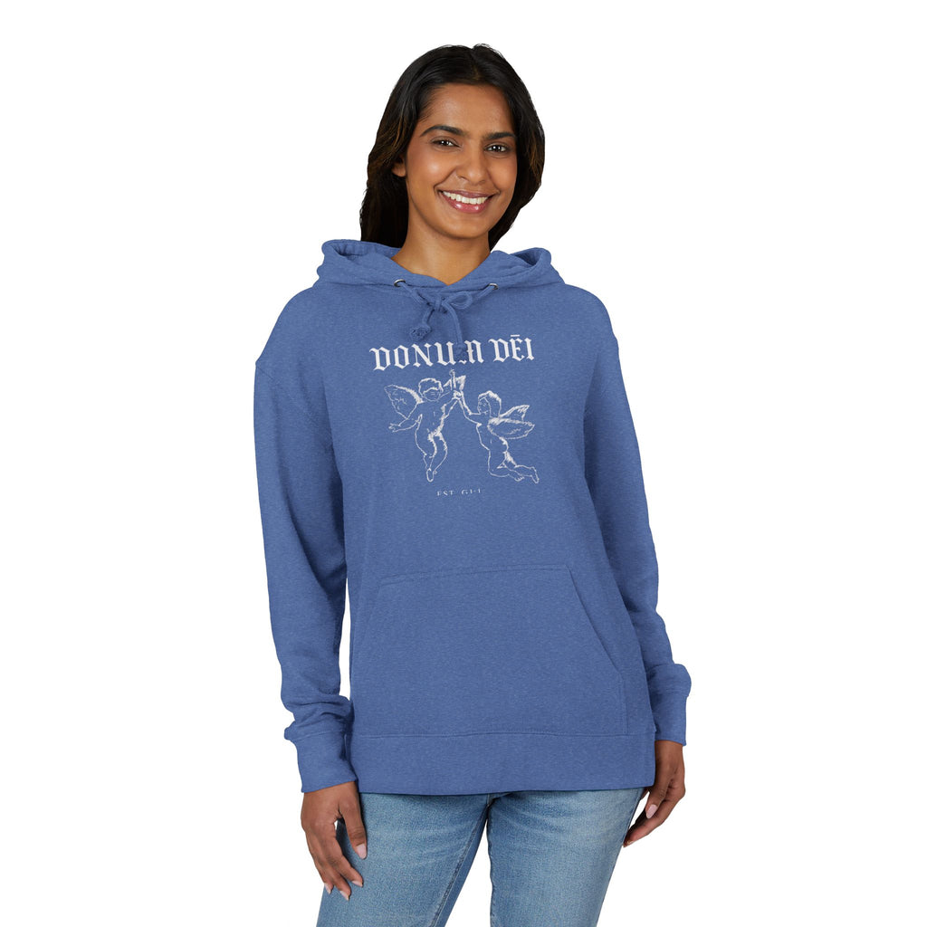 Hoodie — Donum Dei Angel Graphic French Terry Hoodie