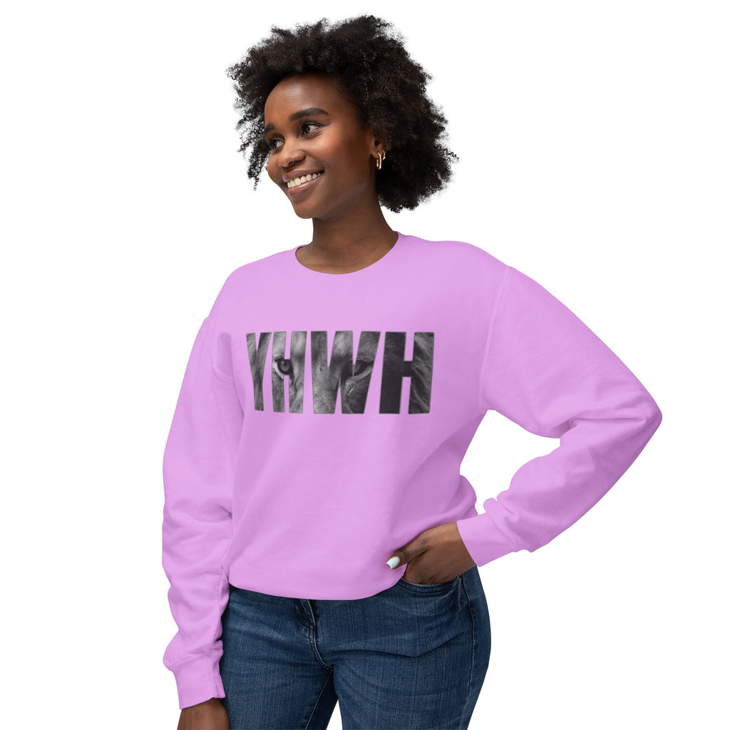 YHWH Crewneck Sweatshirt — Religious Faith Christian Prayer Pullover