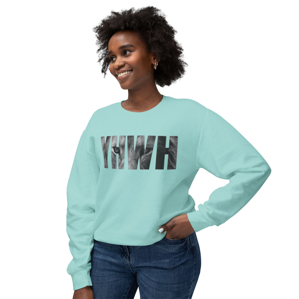 YHWH Crewneck Sweatshirt — Religious Faith Christian Prayer Pullover