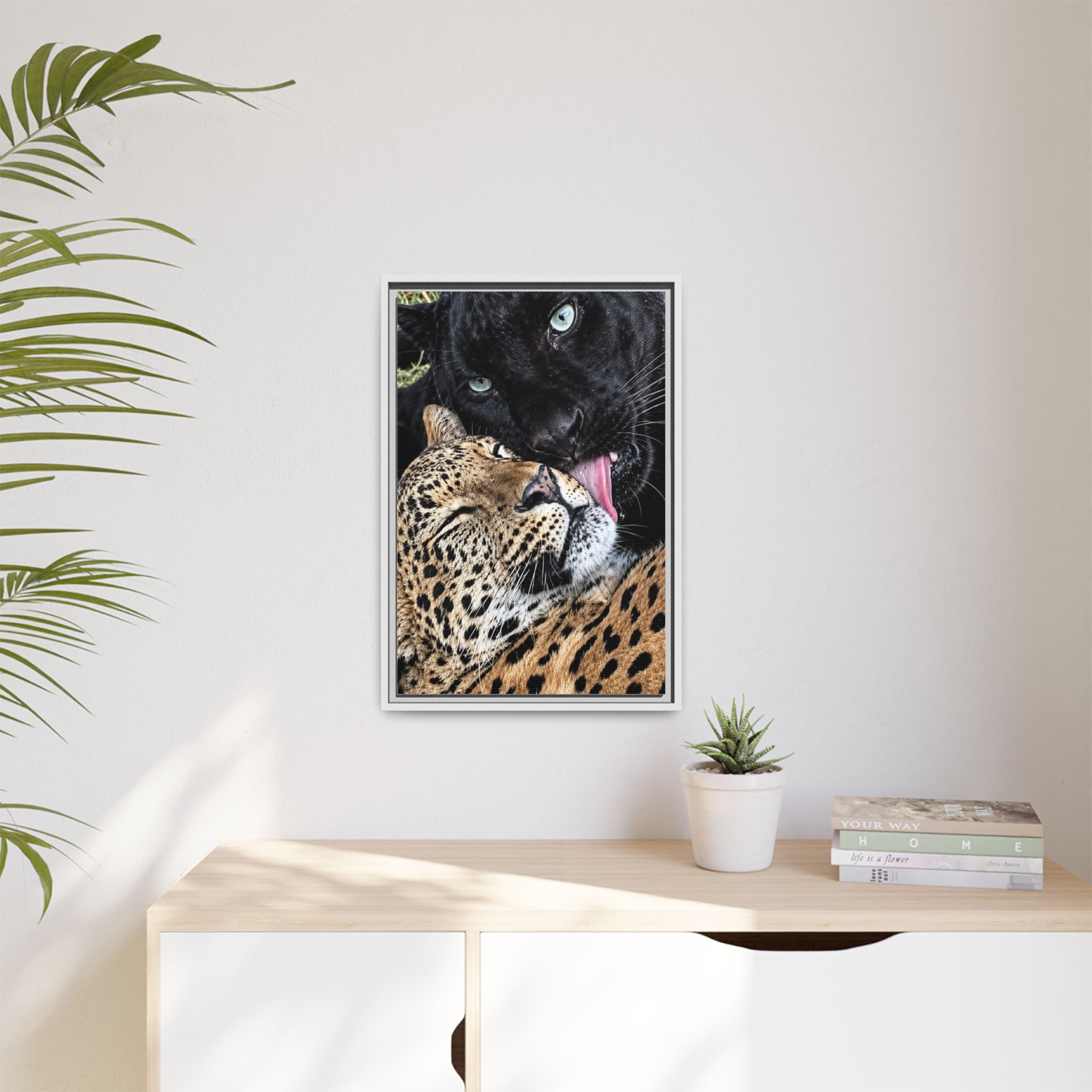Matte Canvas, Framed (Multi-color)