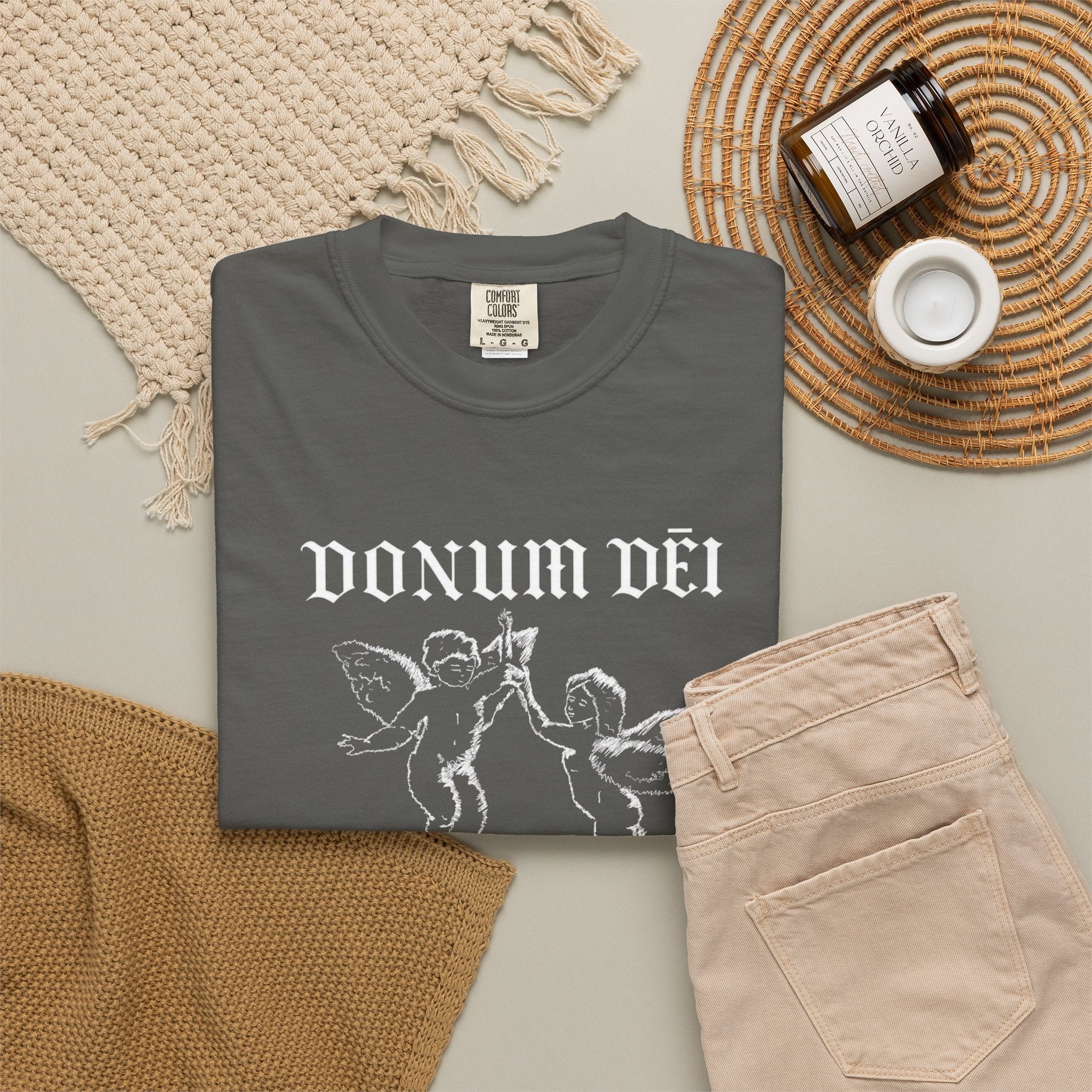Donum Dei Summer T-Shirt — Religious Latin Faith Tee