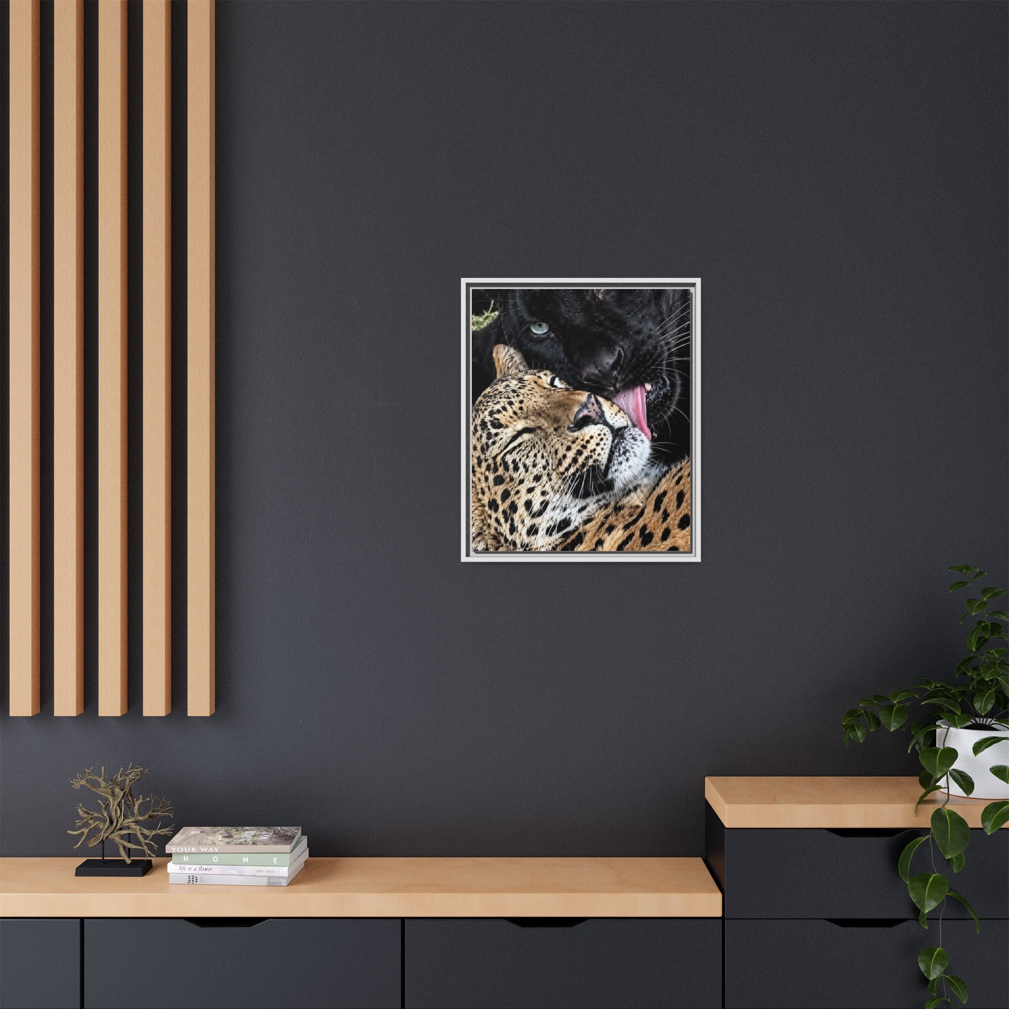 Matte Canvas, Framed (Multi-color)
