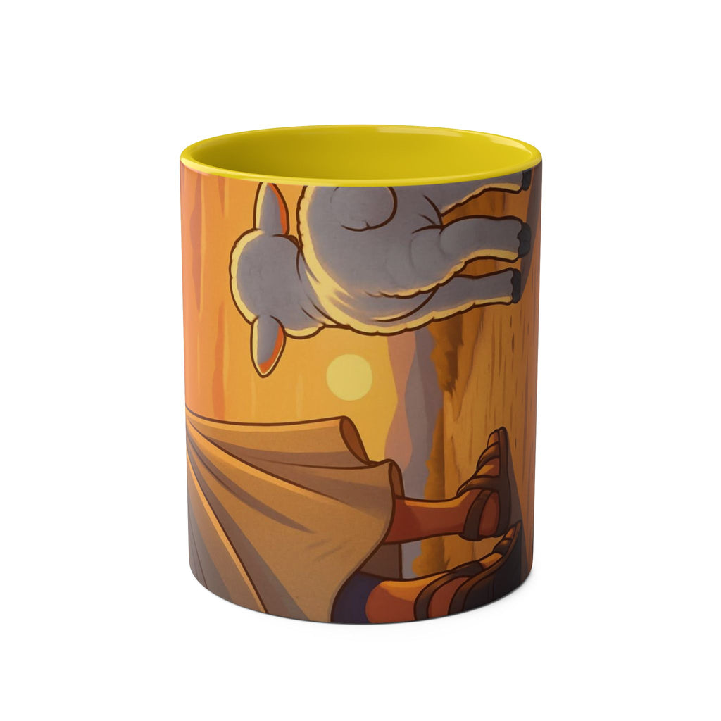 Sunset Shepherd & Sheep 11oz Two-Tone Coffee Mug