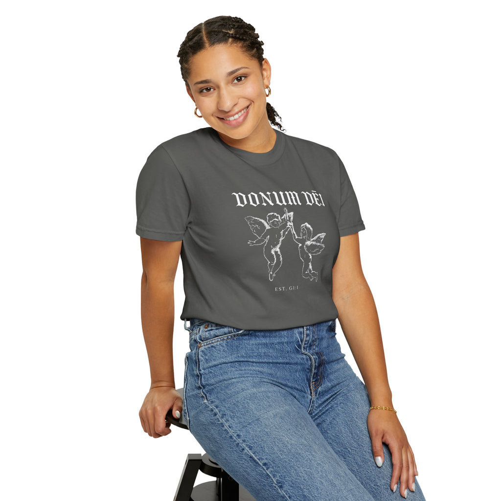 Donum Dei Summer T-Shirt — Religious Latin Faith Tee
