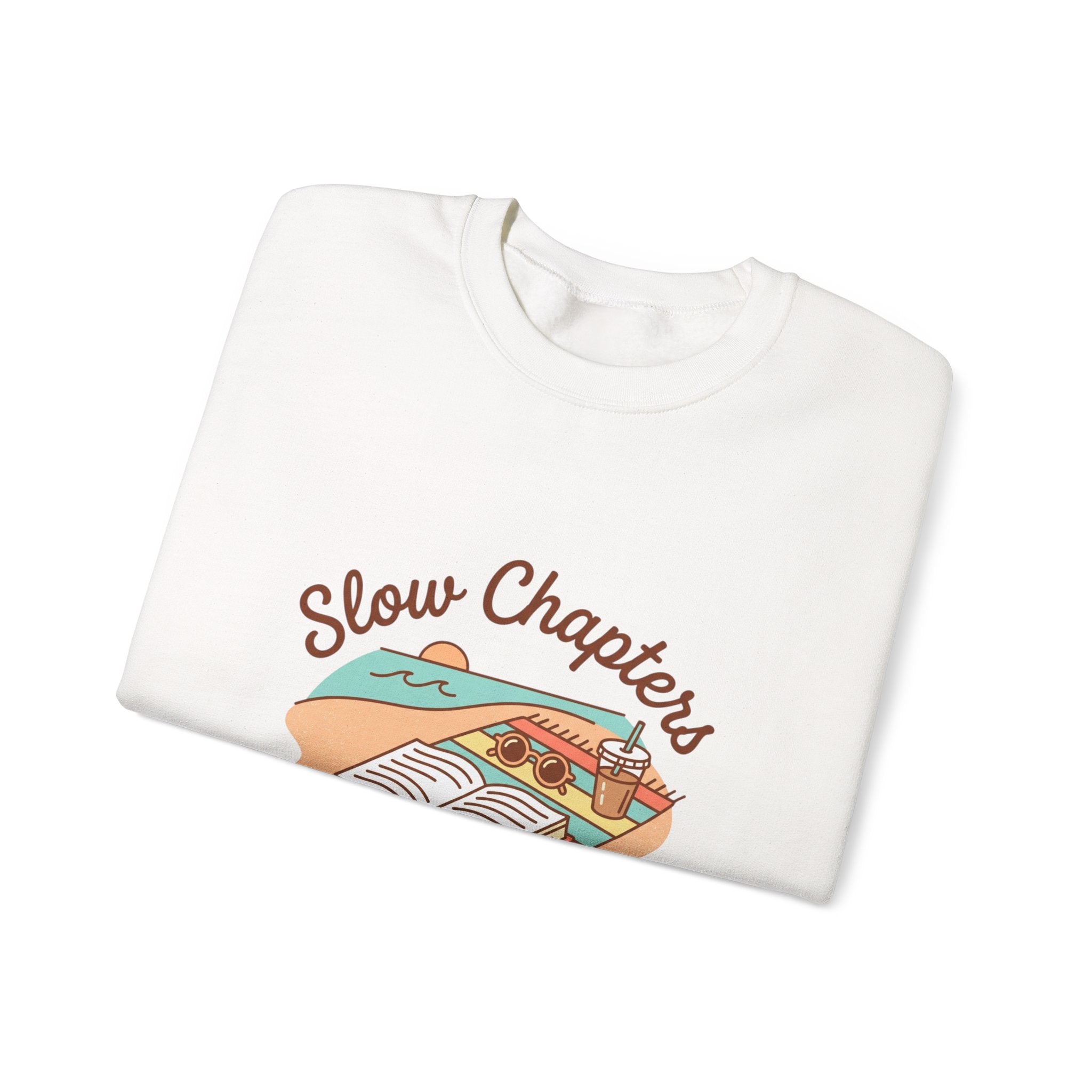 Slow Chapters Sweatshirt | summer aesthetic, pastel coastal vibes