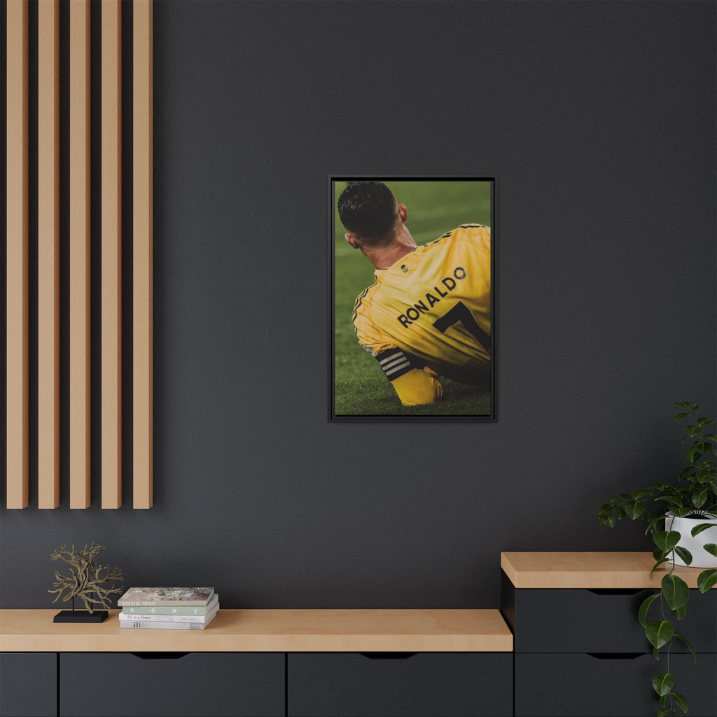 Framed Matte Canvas Poster – DONUM DEI™ | Legacy Greatest No. 7 — Eternal Great ICON