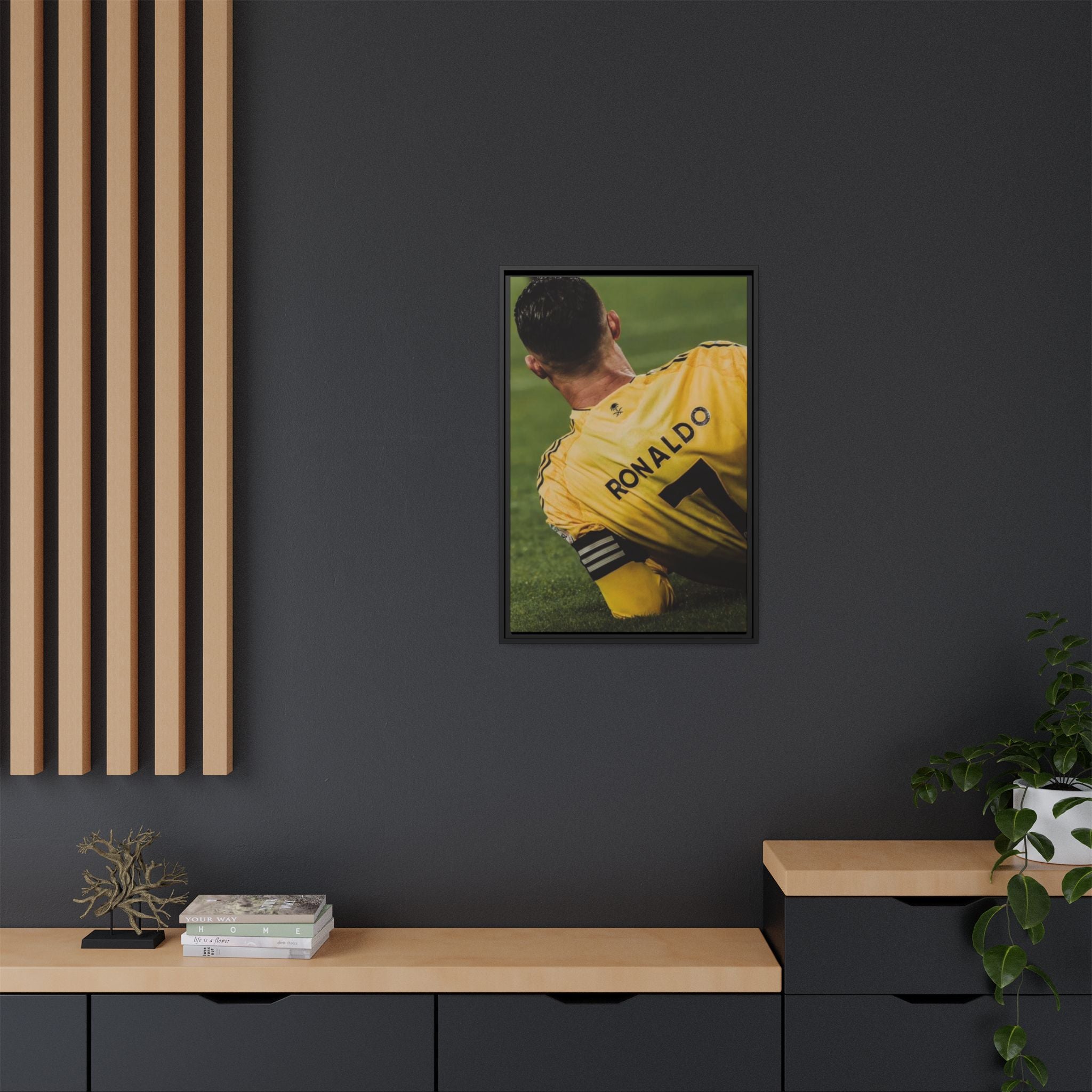 Framed Matte Canvas Poster – DONUM DEI™ | Legacy Greatest No. 7 — Eternal Great ICON