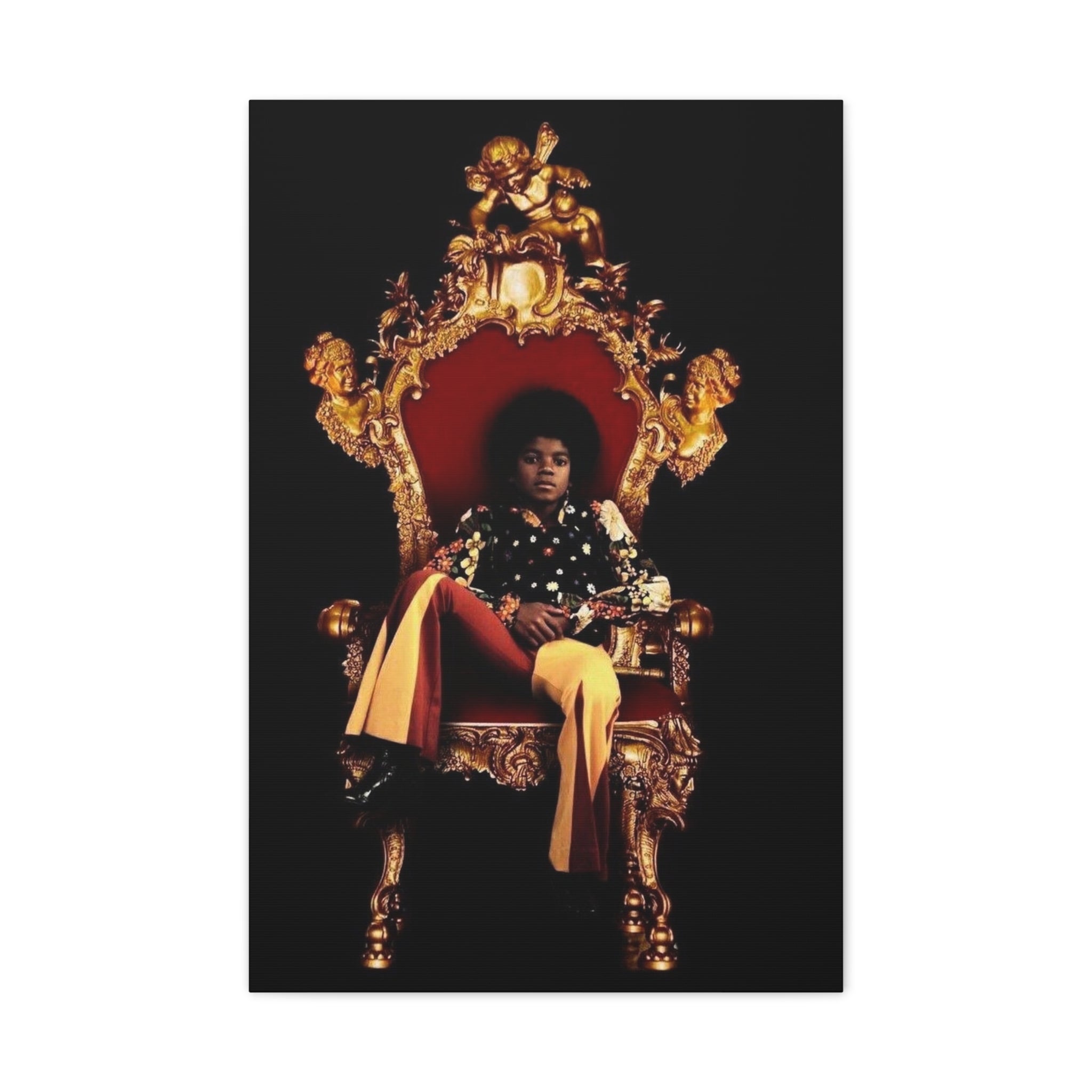 Legacy Portrait Wall Art Canvas — Gifted Pop Icon Tribute