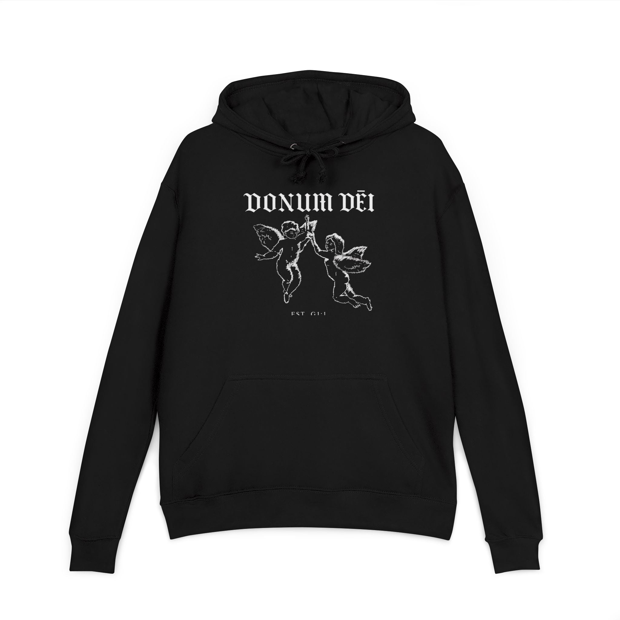 Hoodie — Donum Dei Angel Graphic French Terry Hoodie