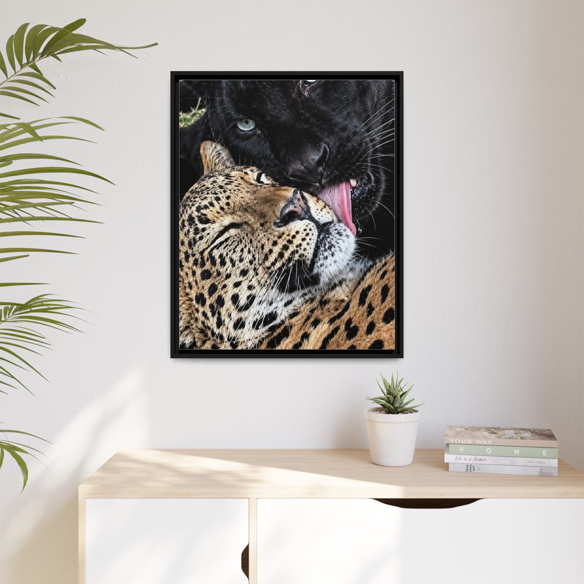 Matte Canvas, Framed (Multi-color)