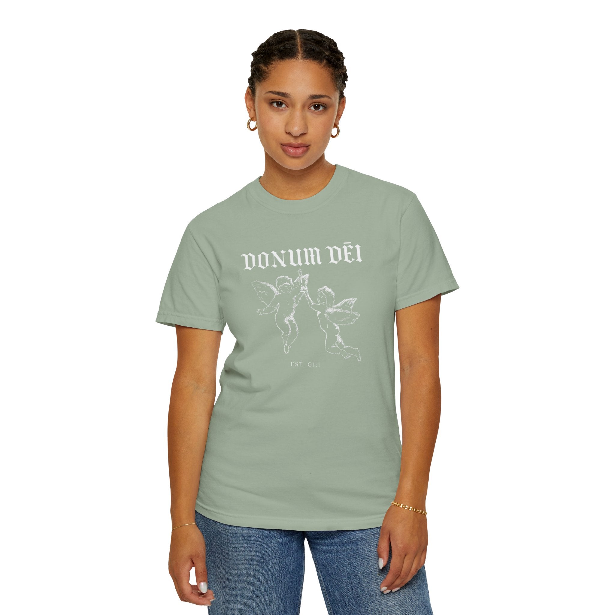 Donum Dei Summer T-Shirt — Religious Latin Faith Tee