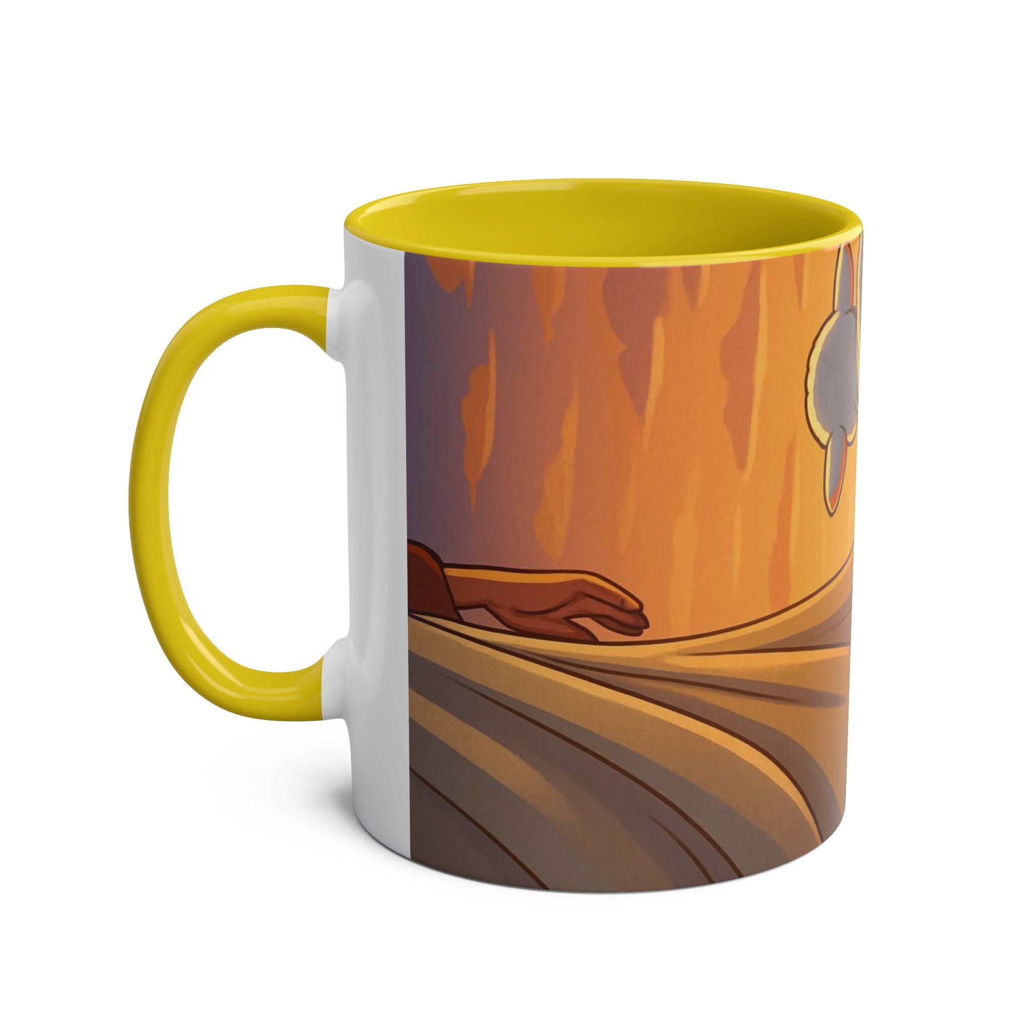 Sunset Shepherd & Sheep 11oz Two-Tone Coffee Mug