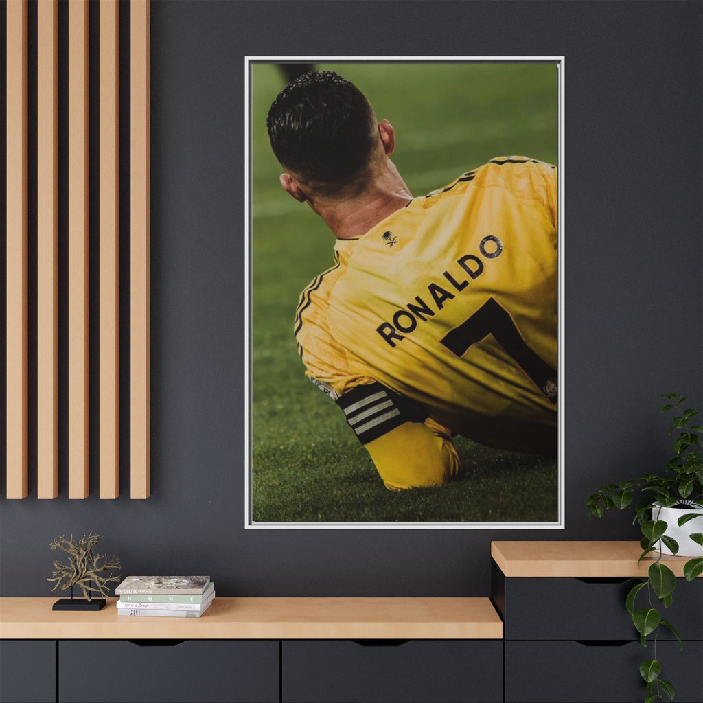 Framed Matte Canvas Poster – DONUM DEI™ | Legacy Greatest No. 7 — Eternal Great ICON