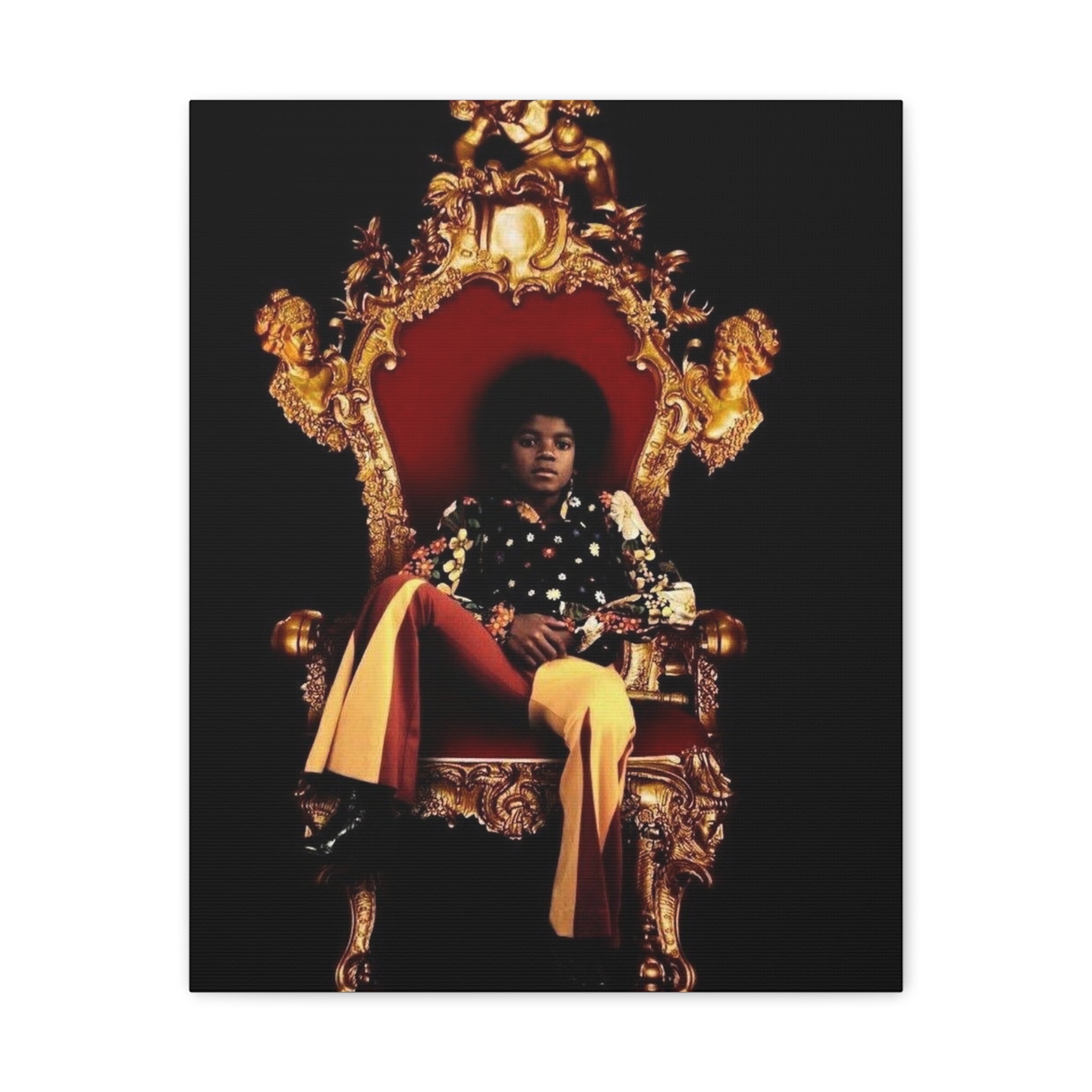 Legacy Portrait Wall Art Canvas — Gifted Pop Icon Tribute