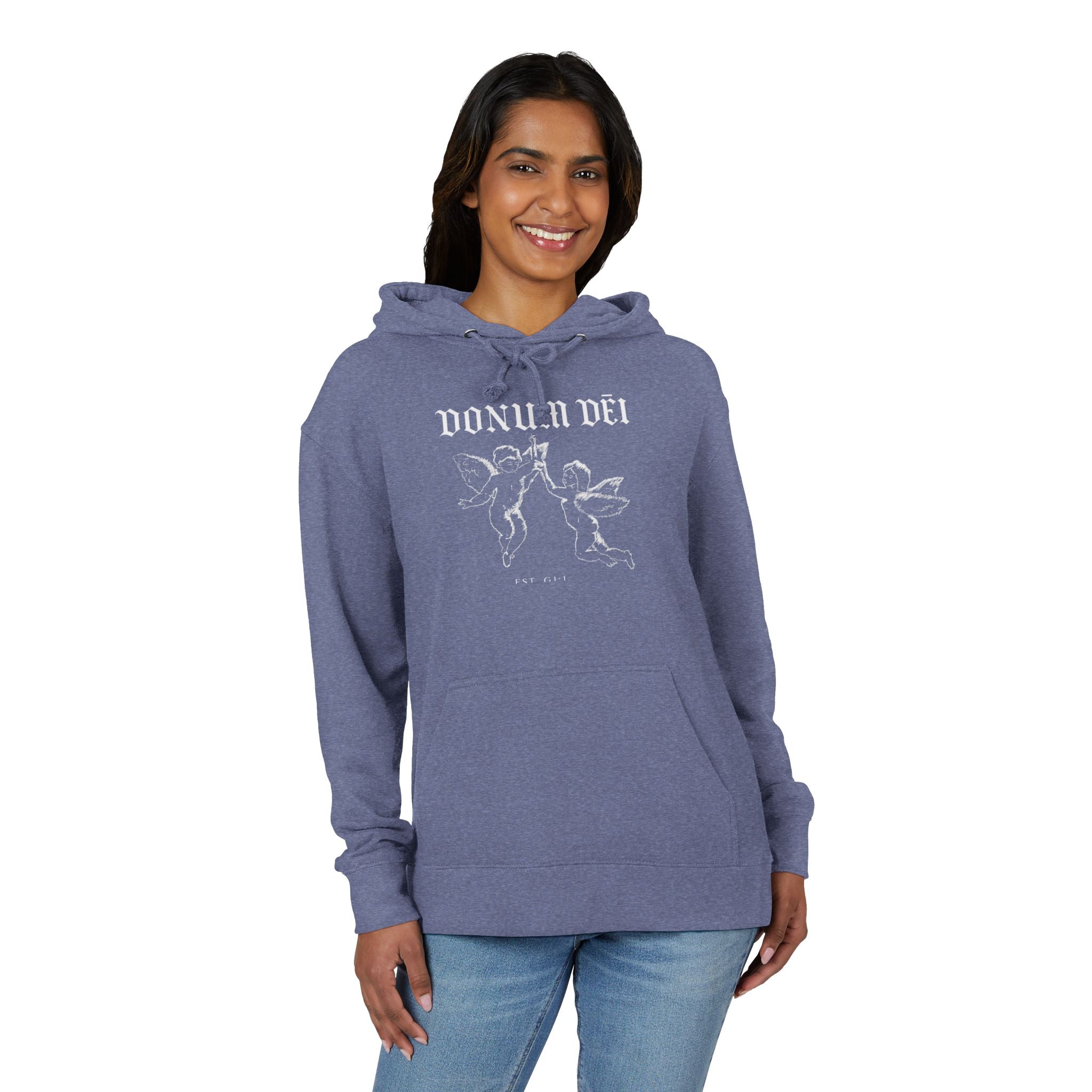 Hoodie — Donum Dei Angel Graphic French Terry Hoodie