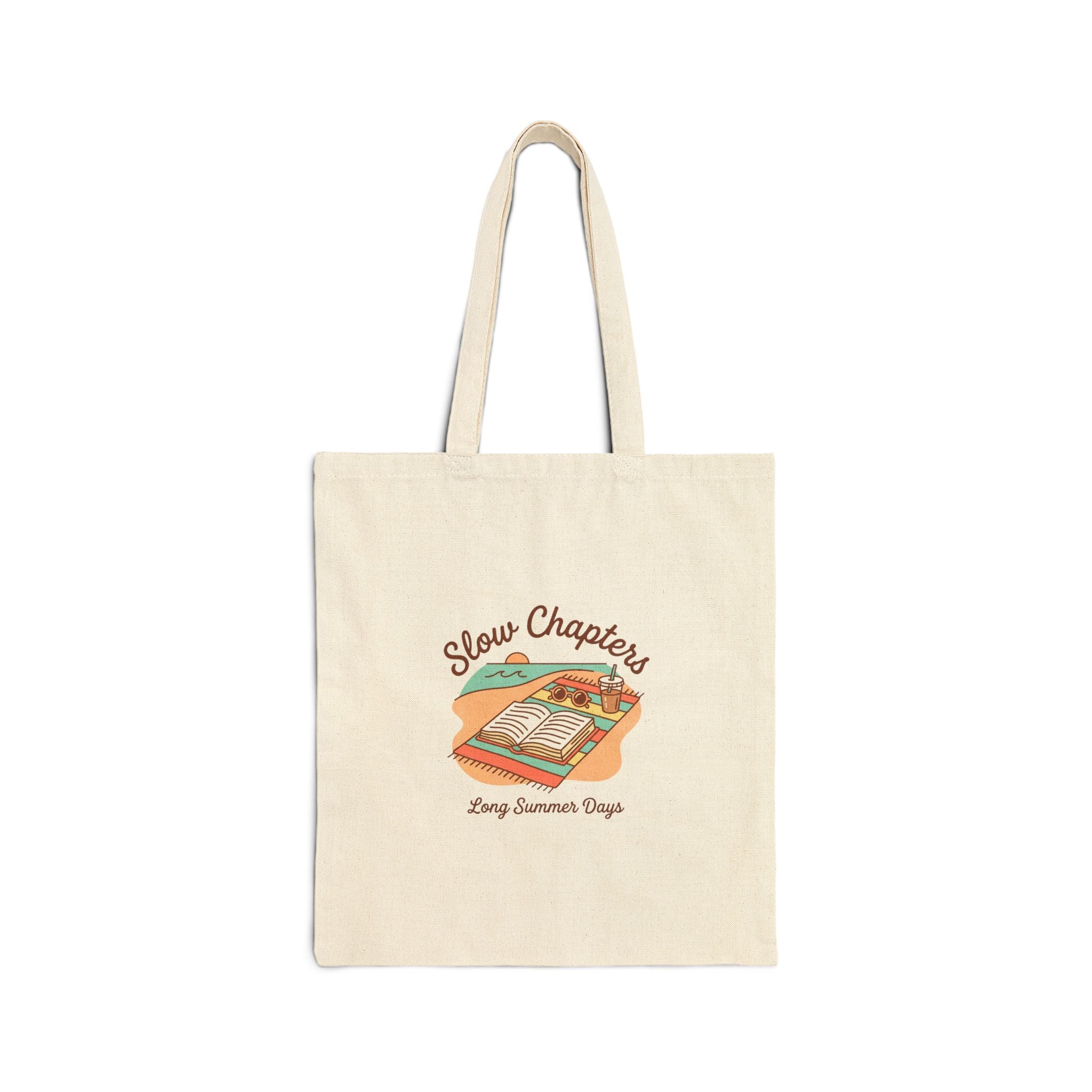 Slow Chapters Tote | summer aesthetic, hand-drawn coastal vibes